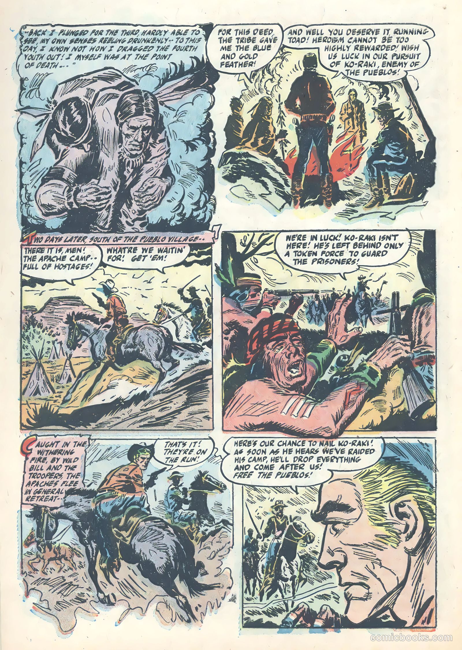 Wild Bill Hickok #24 (1955) — page 6 of 36