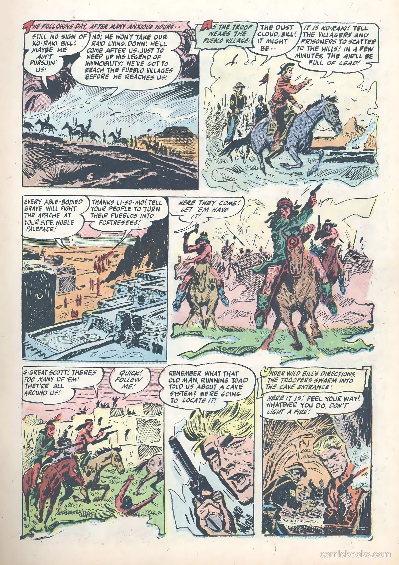 Wild Bill Hickok #24 (1955) — page 7 of 36