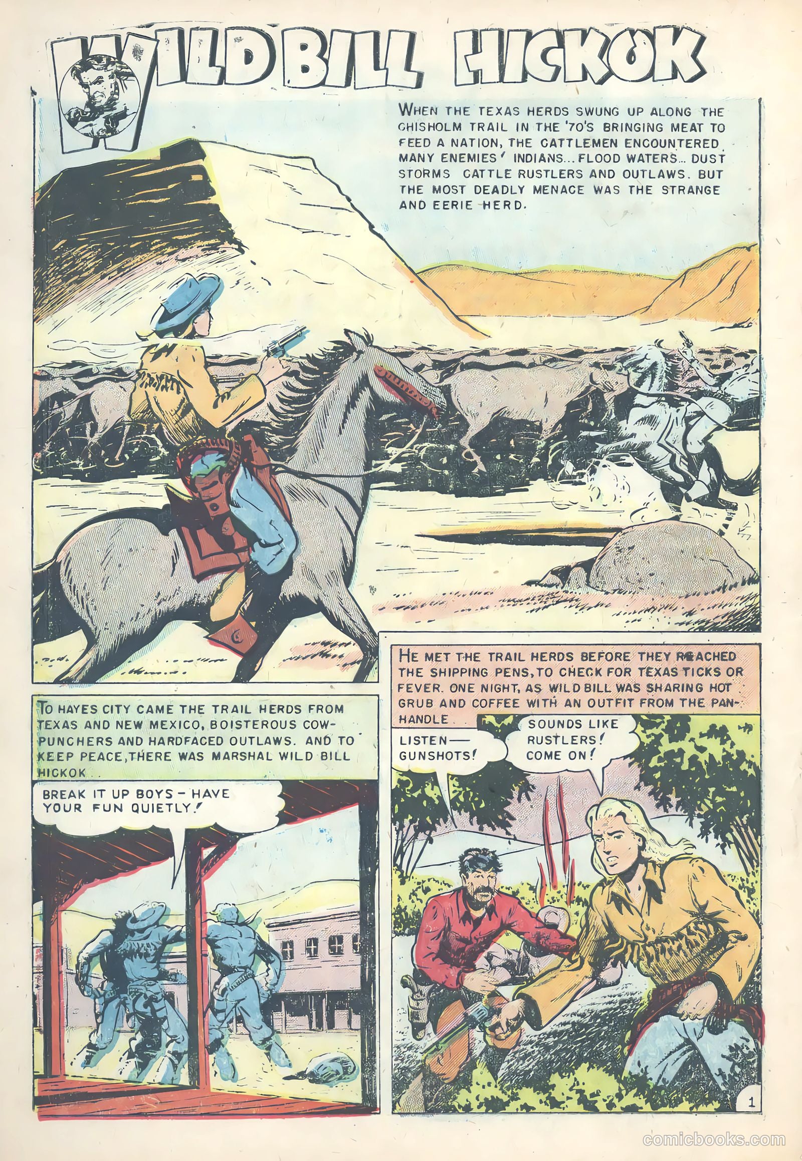 Wild Bill Hickok #24 (1955) — page 10 of 36