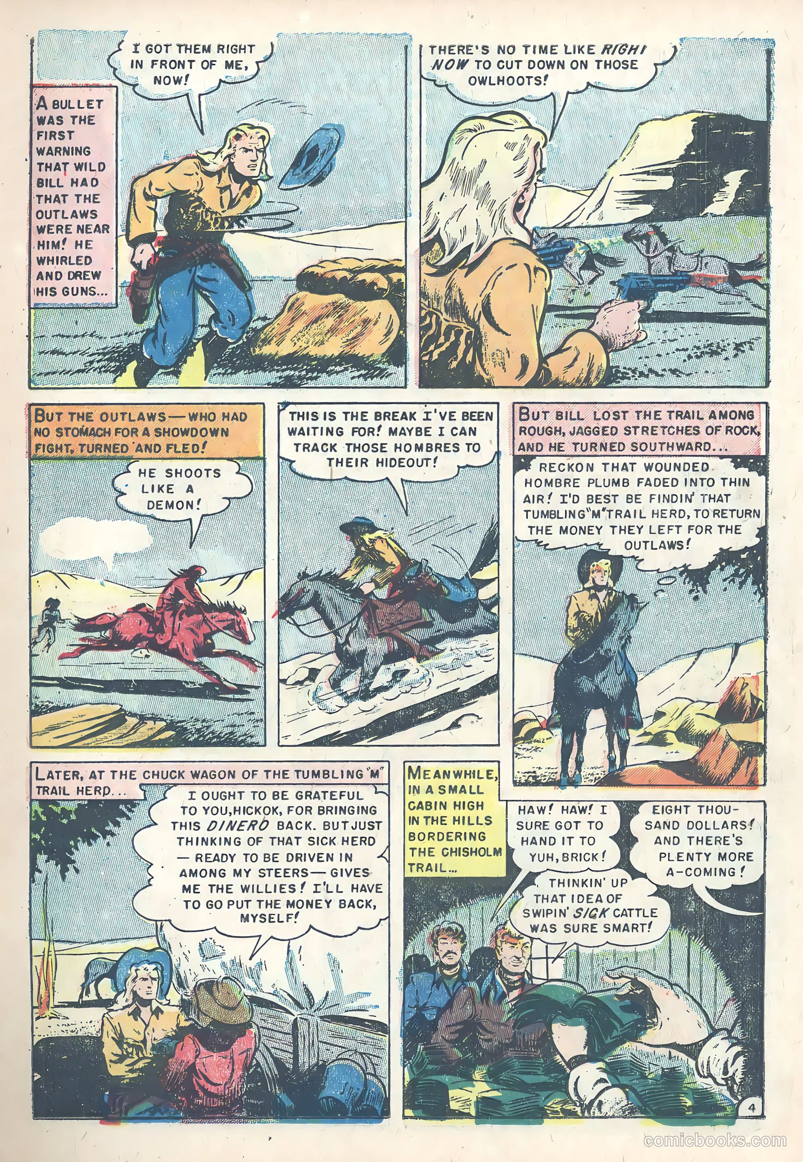 Wild Bill Hickok #24 (1955) — page 13 of 36