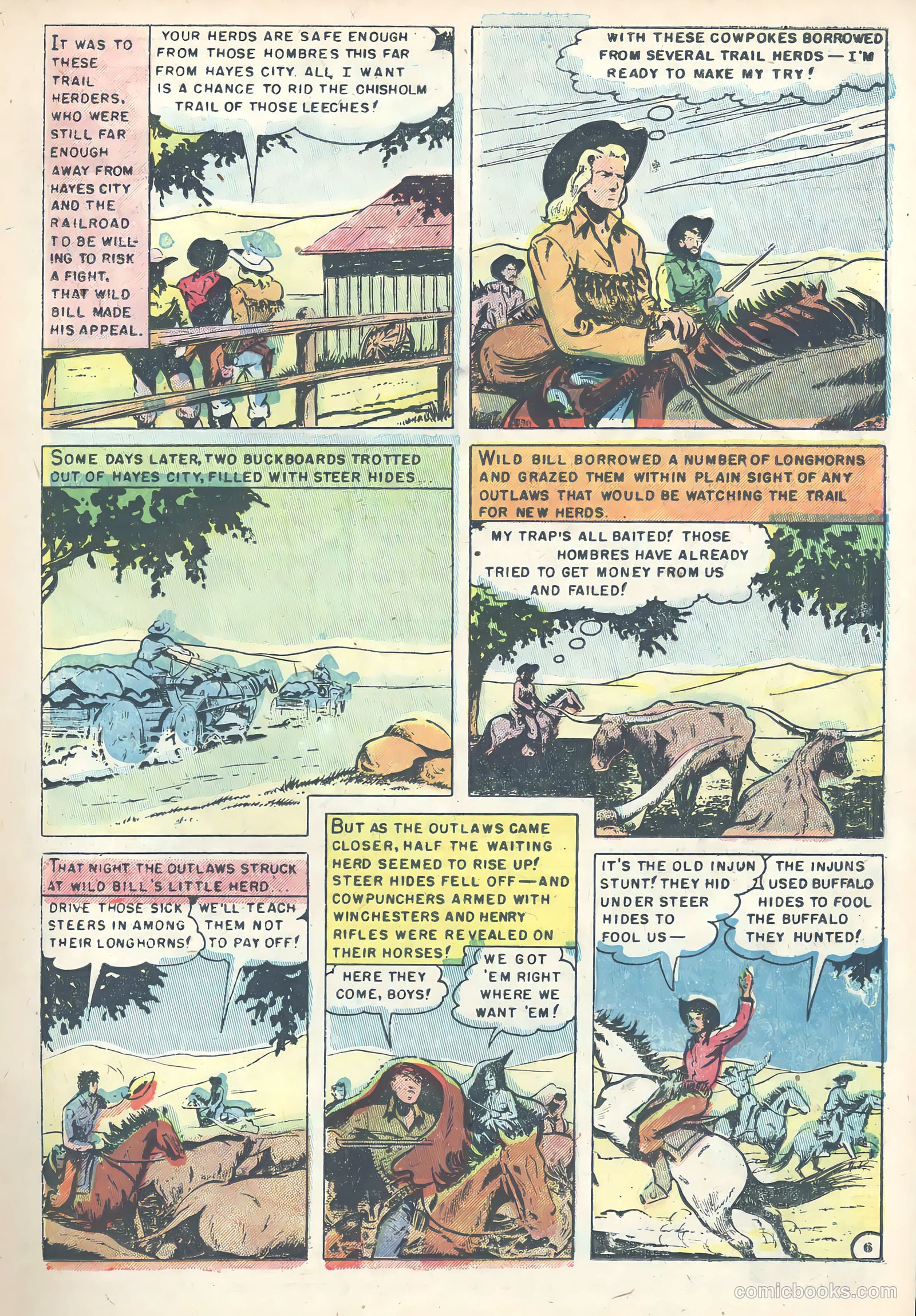Wild Bill Hickok #24 (1955) — page 15 of 36