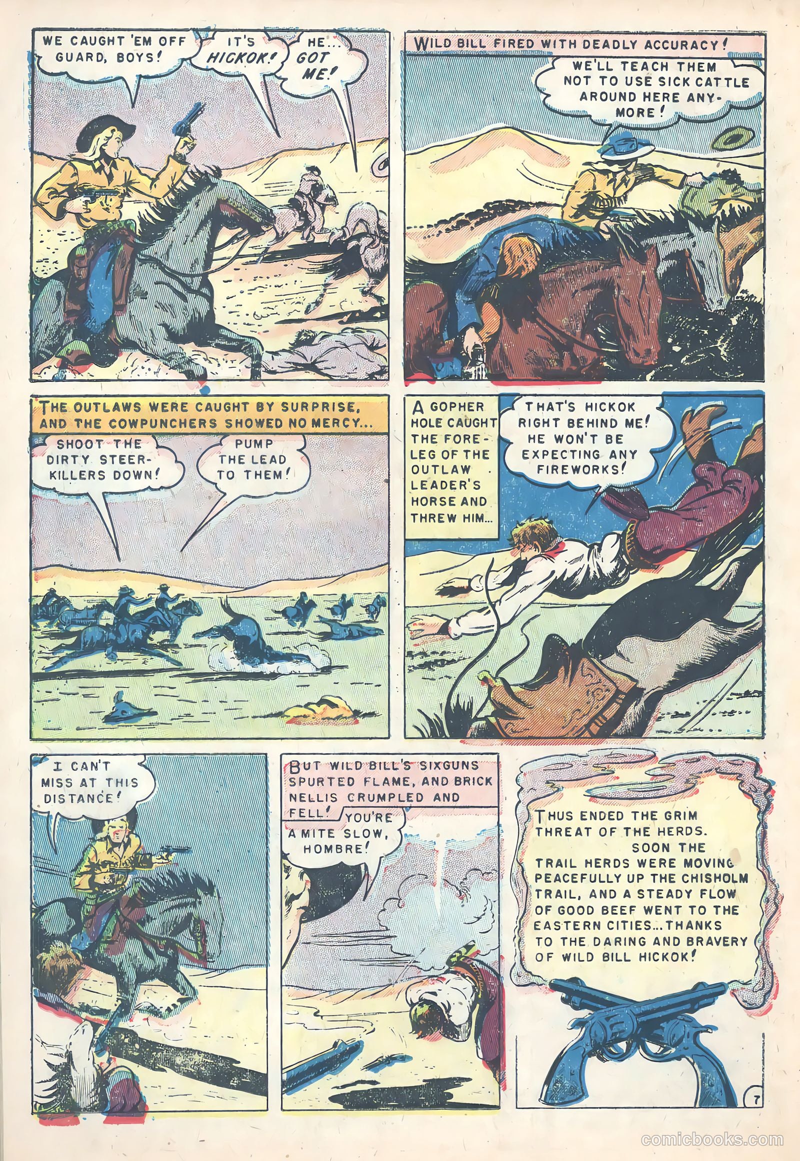 Wild Bill Hickok #24 (1955) — page 16 of 36