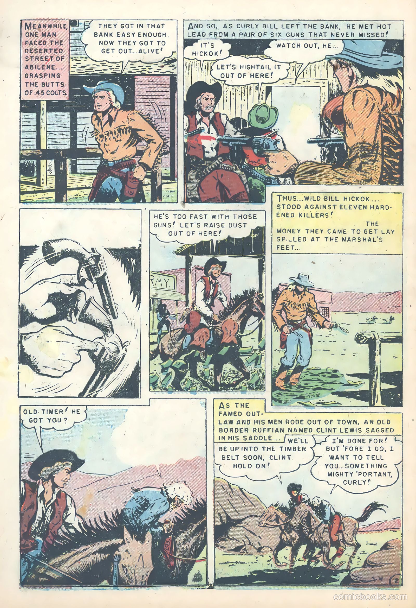 Wild Bill Hickok #24 (1955) — page 18 of 36