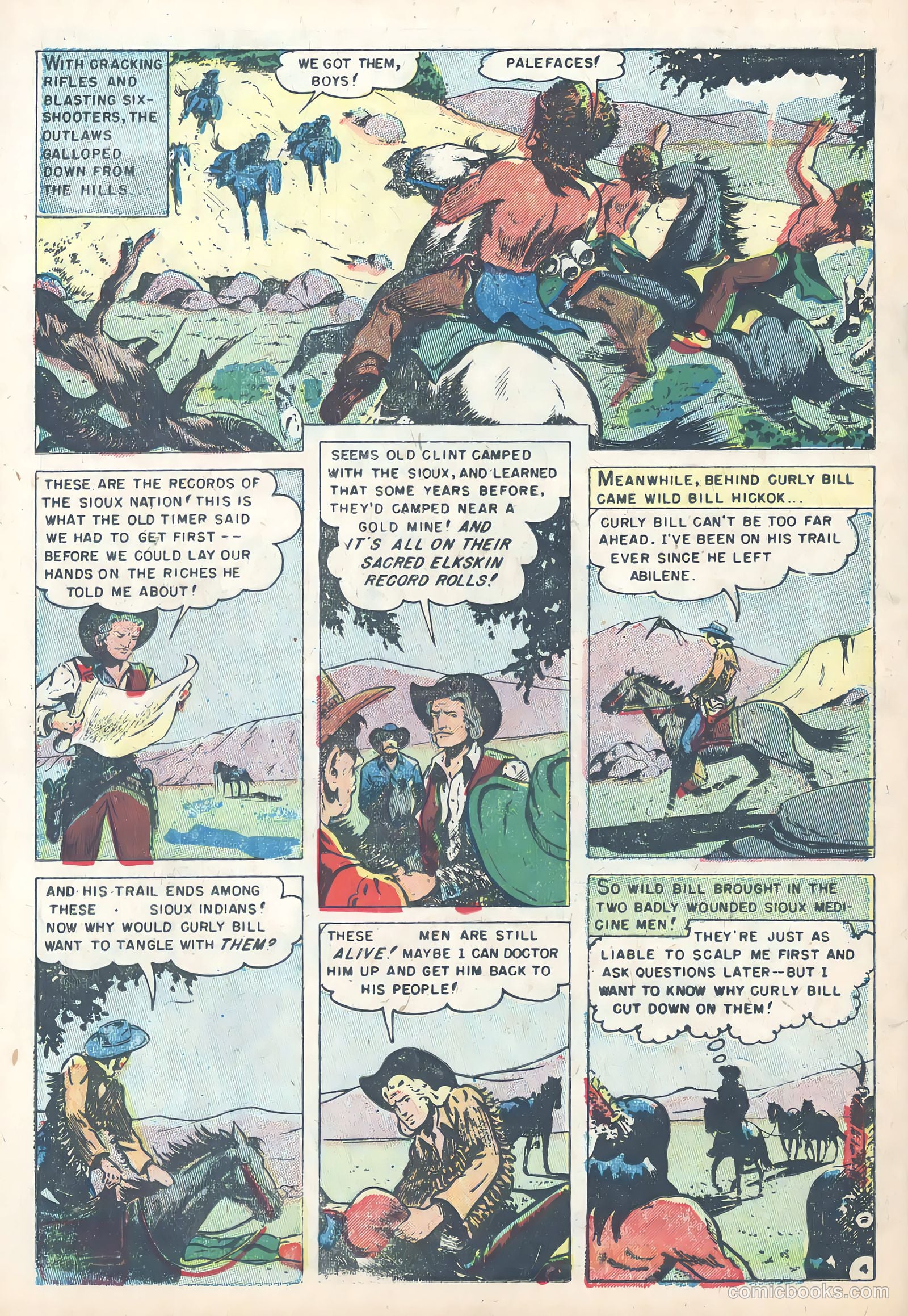 Wild Bill Hickok #24 (1955) — page 20 of 36