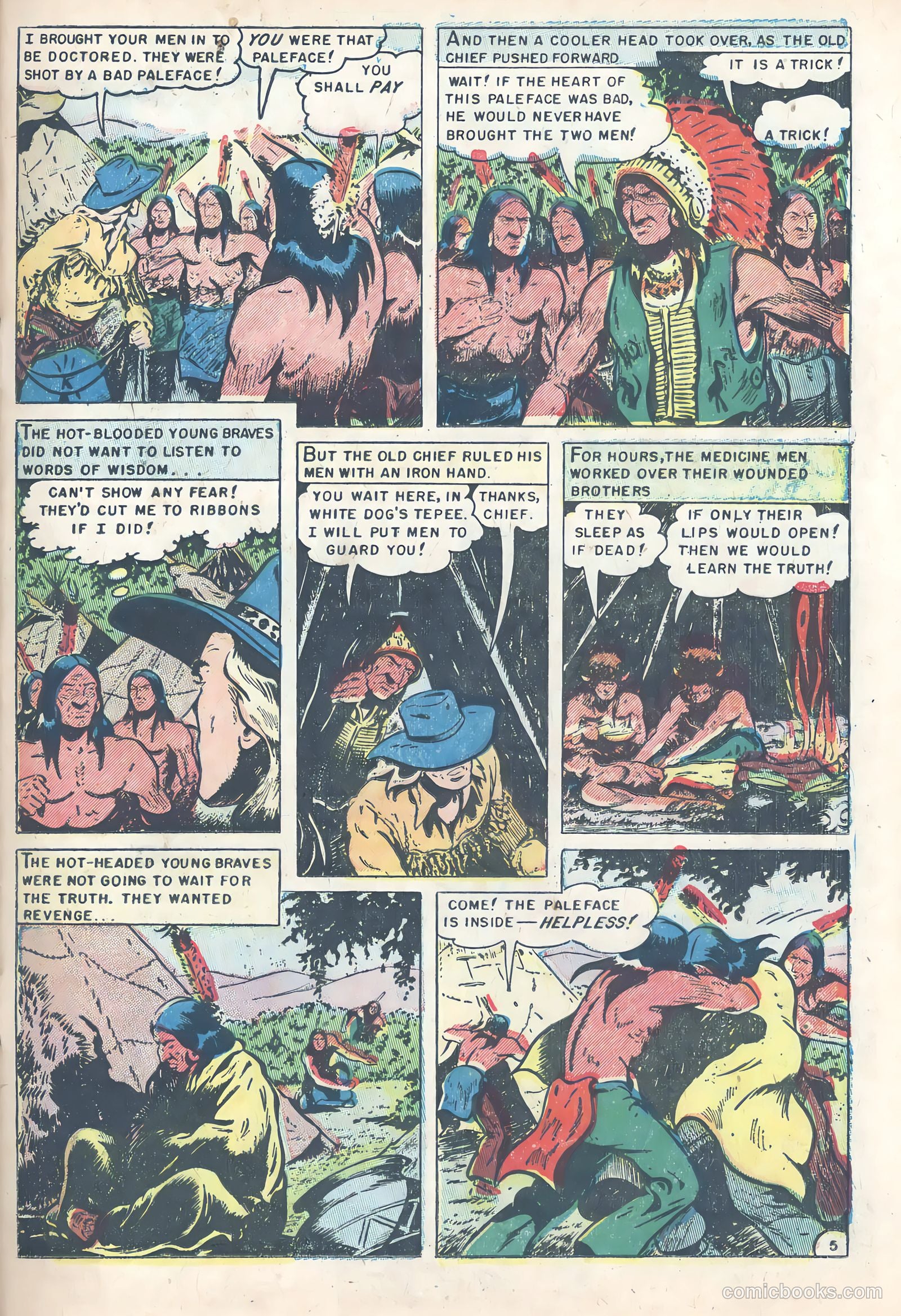 Wild Bill Hickok #24 (1955) — page 21 of 36