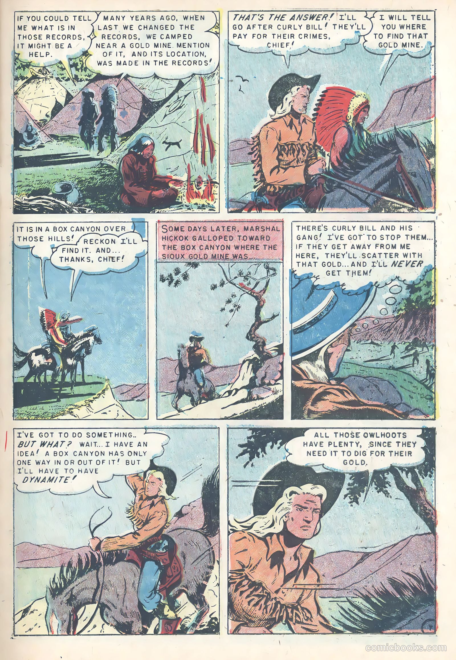 Wild Bill Hickok #24 (1955) — page 23 of 36