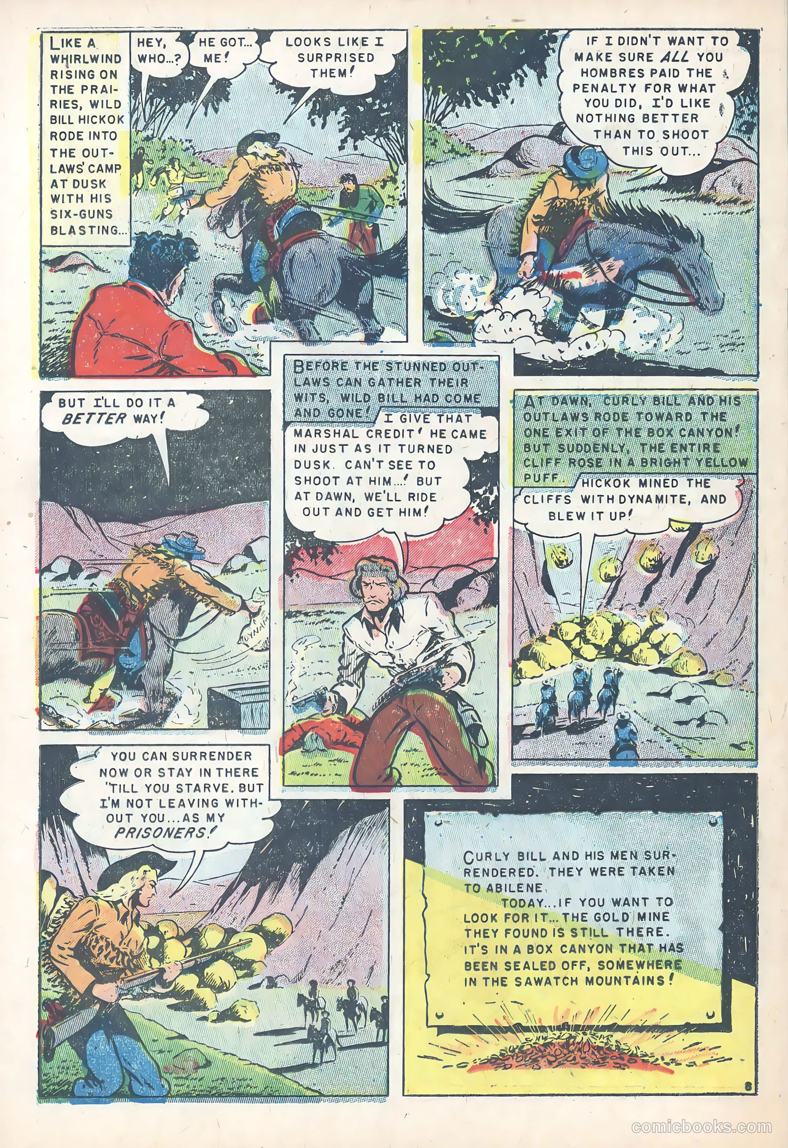 Wild Bill Hickok #24 (1955) — page 24 of 36