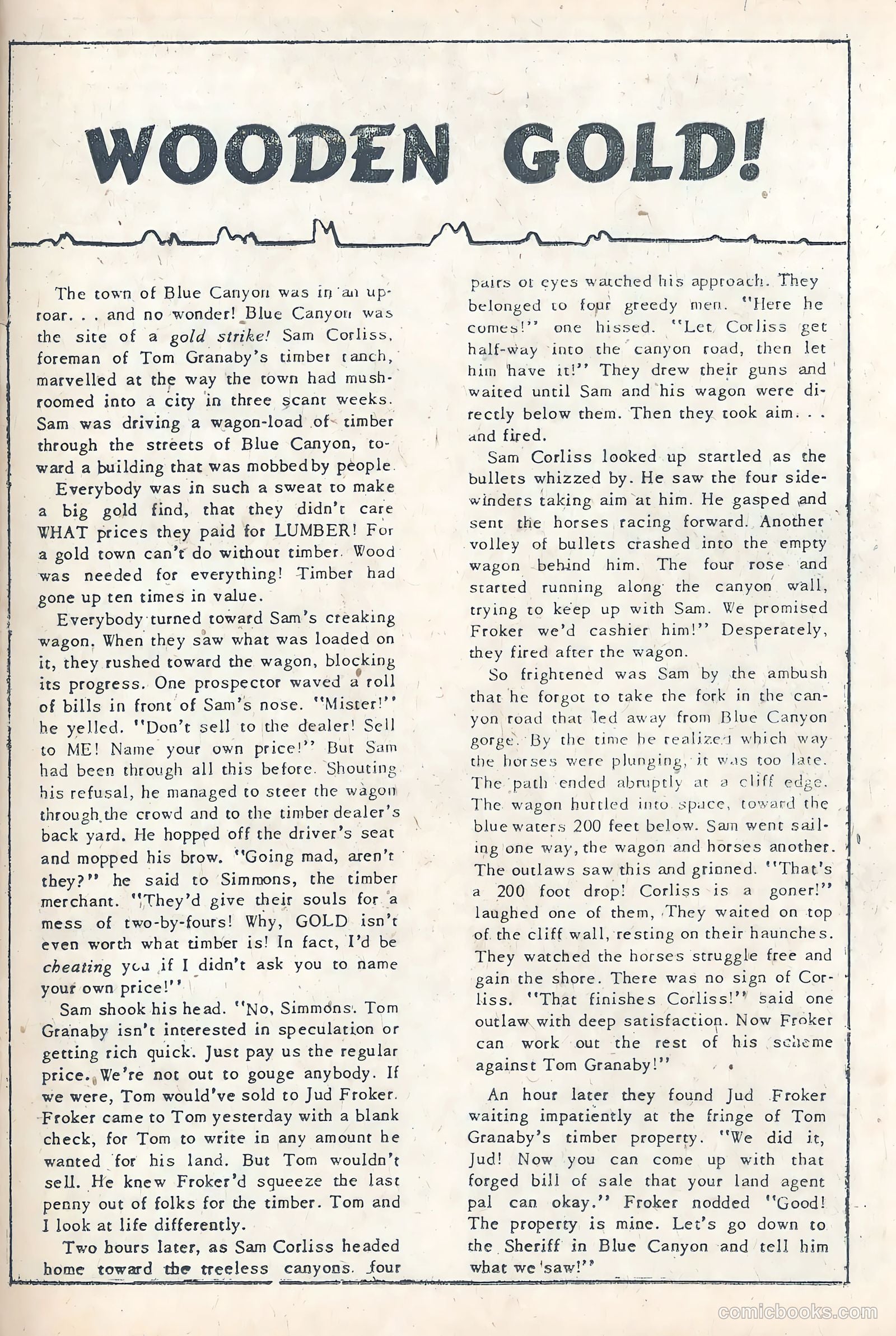 Wild Bill Hickok #24 (1955) — page 25 of 36