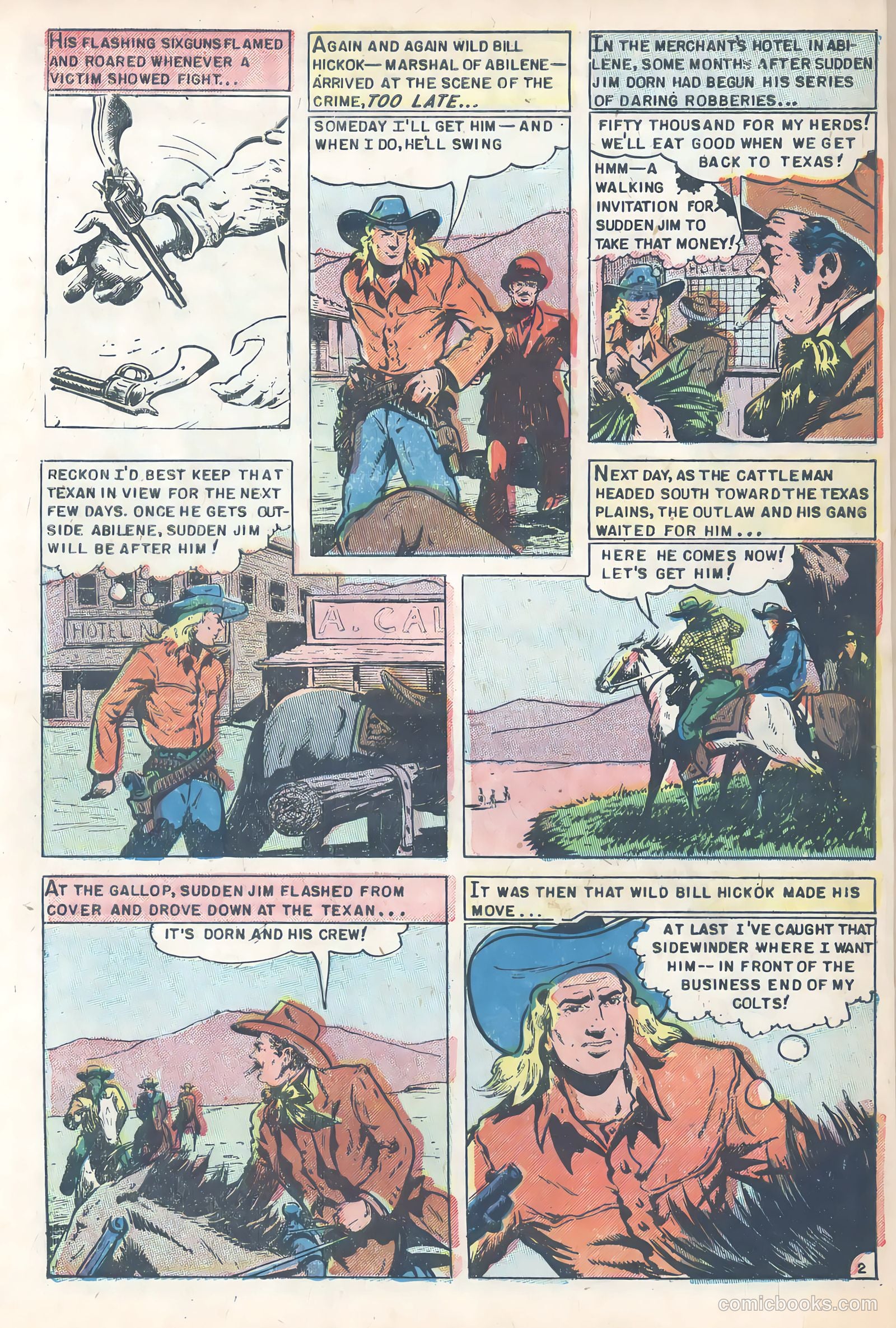 Wild Bill Hickok #24 (1955) — page 28 of 36