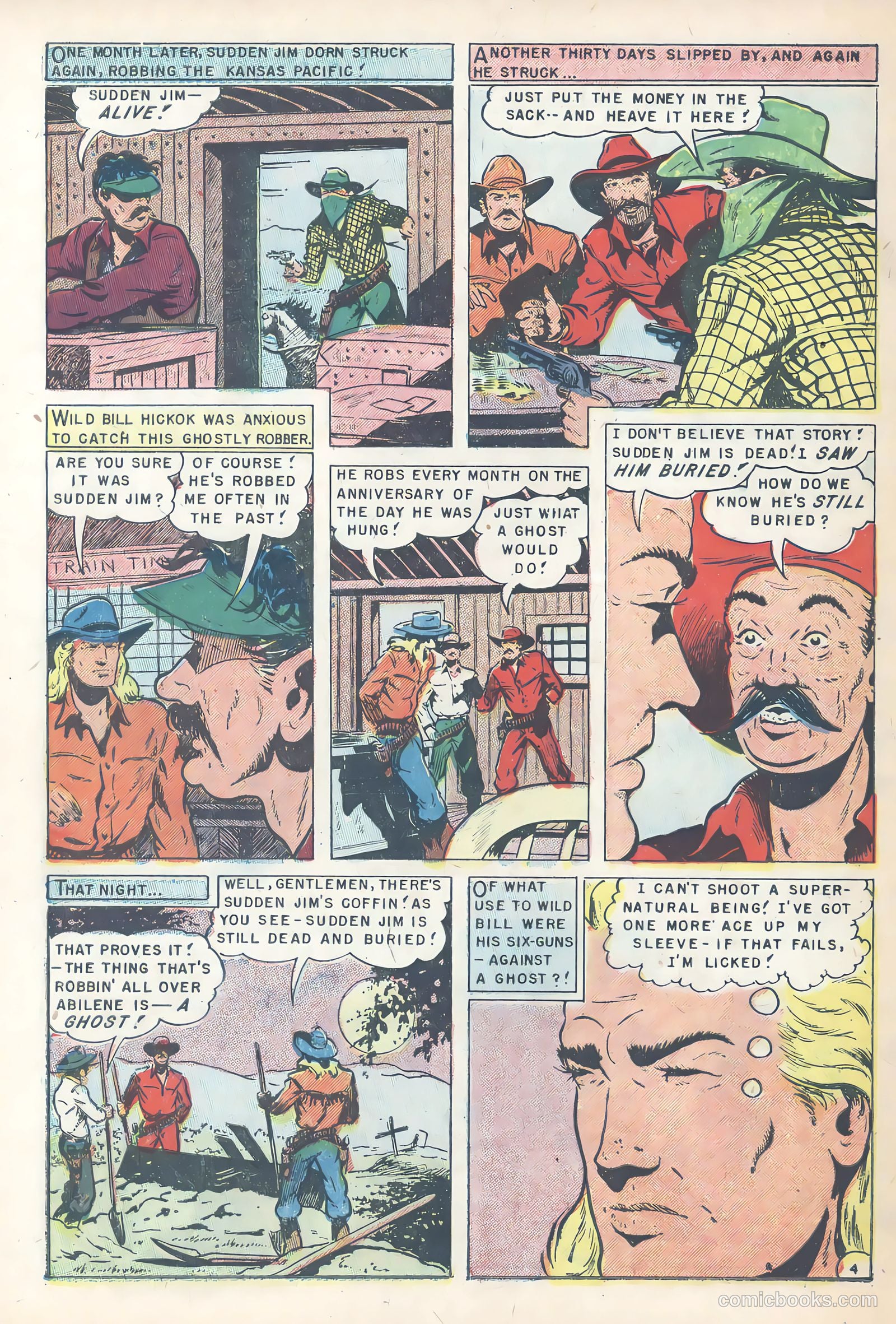 Wild Bill Hickok #24 (1955) — page 30 of 36