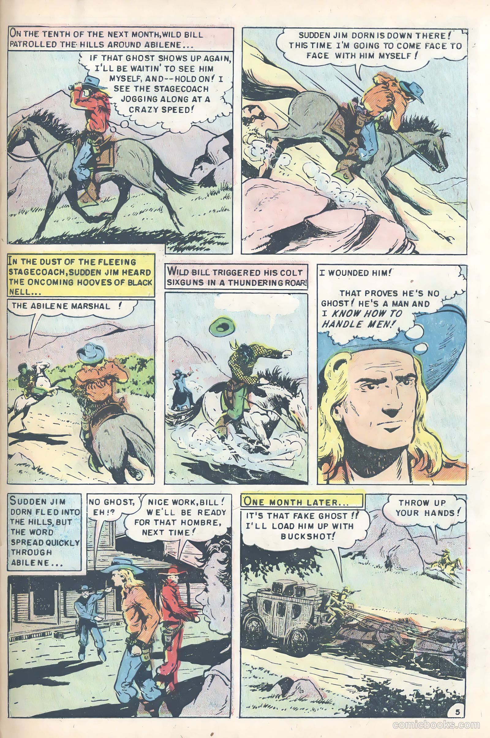 Wild Bill Hickok #24 (1955) — page 31 of 36