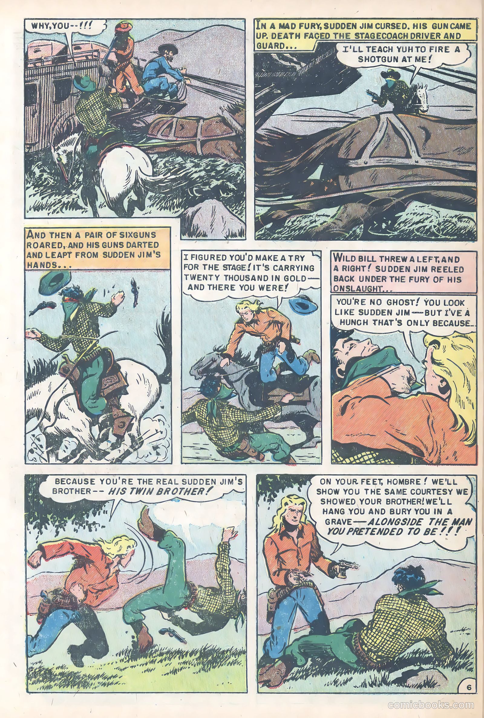 Wild Bill Hickok #24 (1955) — page 32 of 36