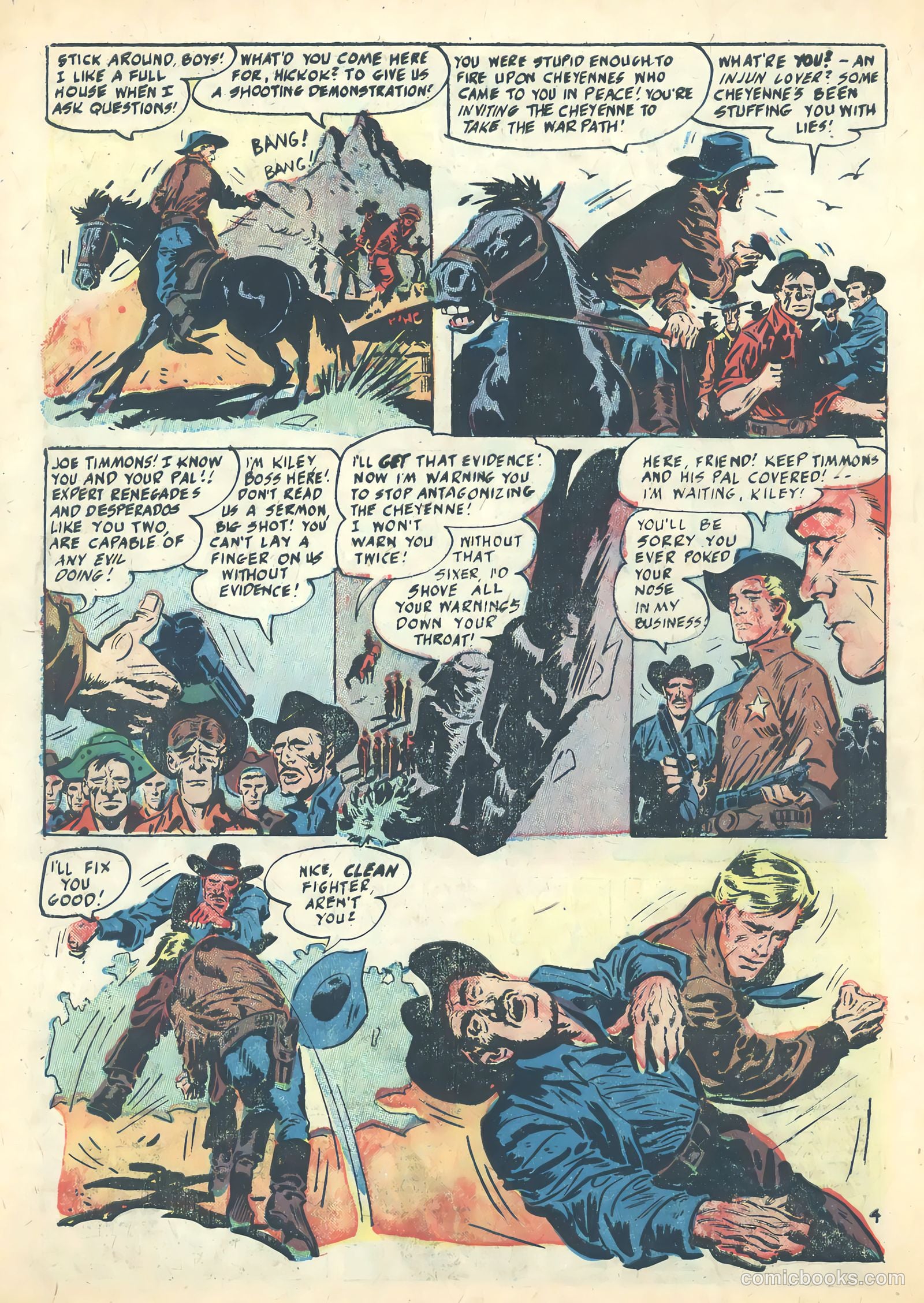 Wild Bill Hickok #25 (1955) — page 6 of 36