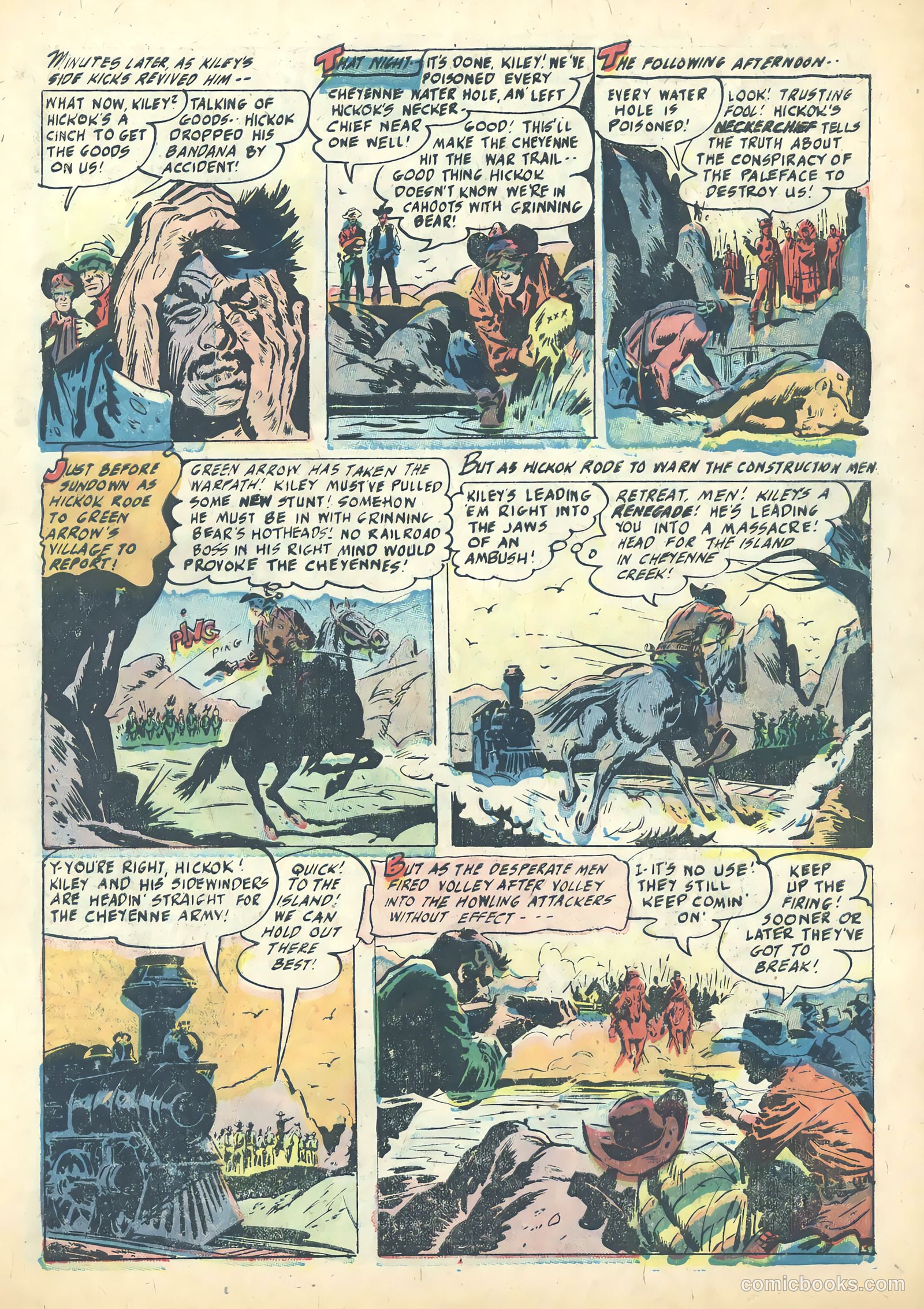 Wild Bill Hickok #25 (1955) — page 7 of 36