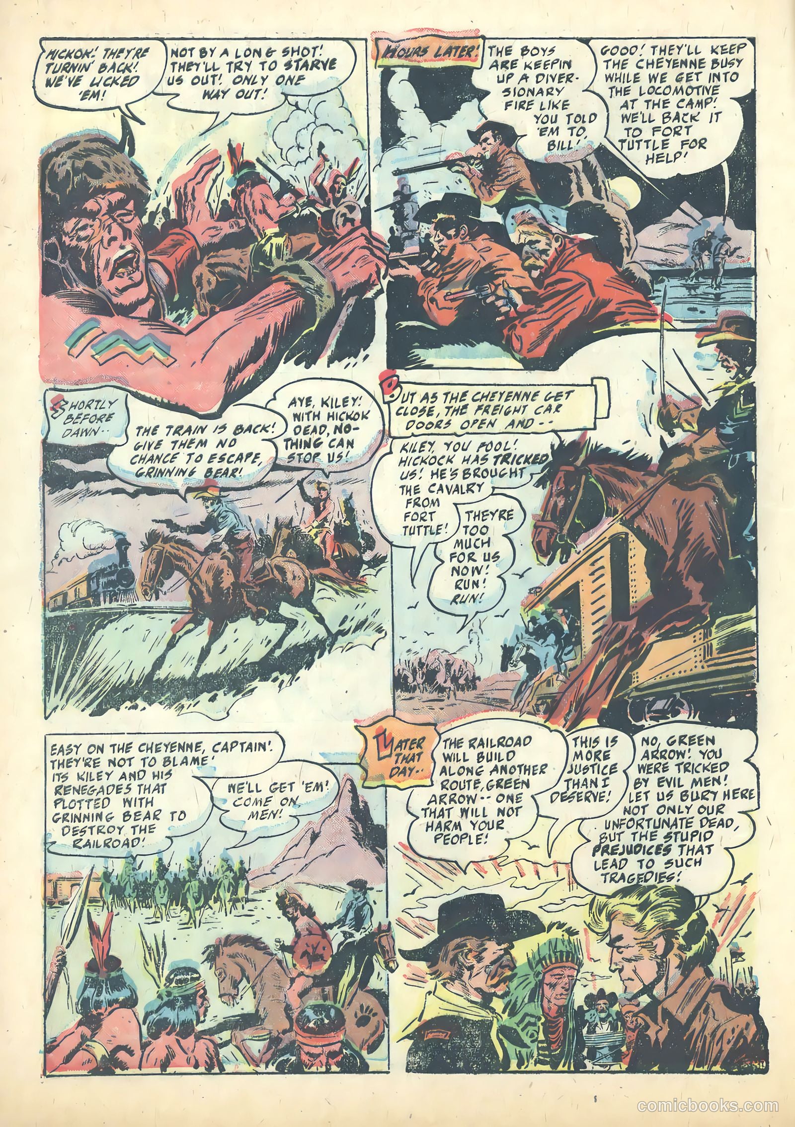 Wild Bill Hickok #25 (1955) — page 8 of 36