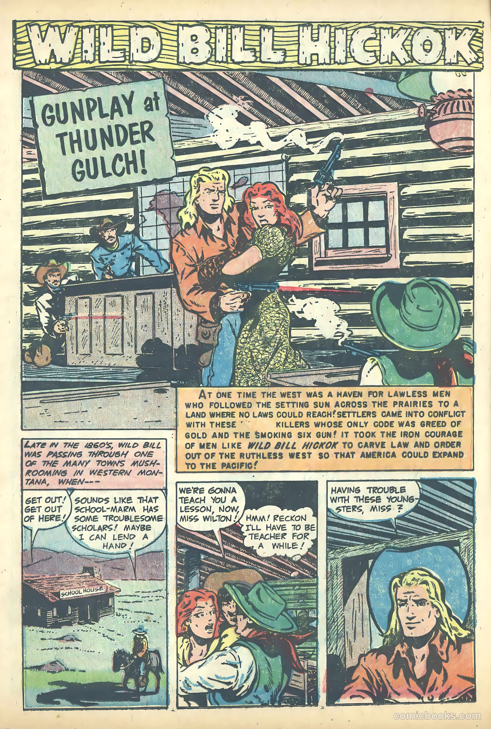 Wild Bill Hickok #25 (1955) — page 12 of 36