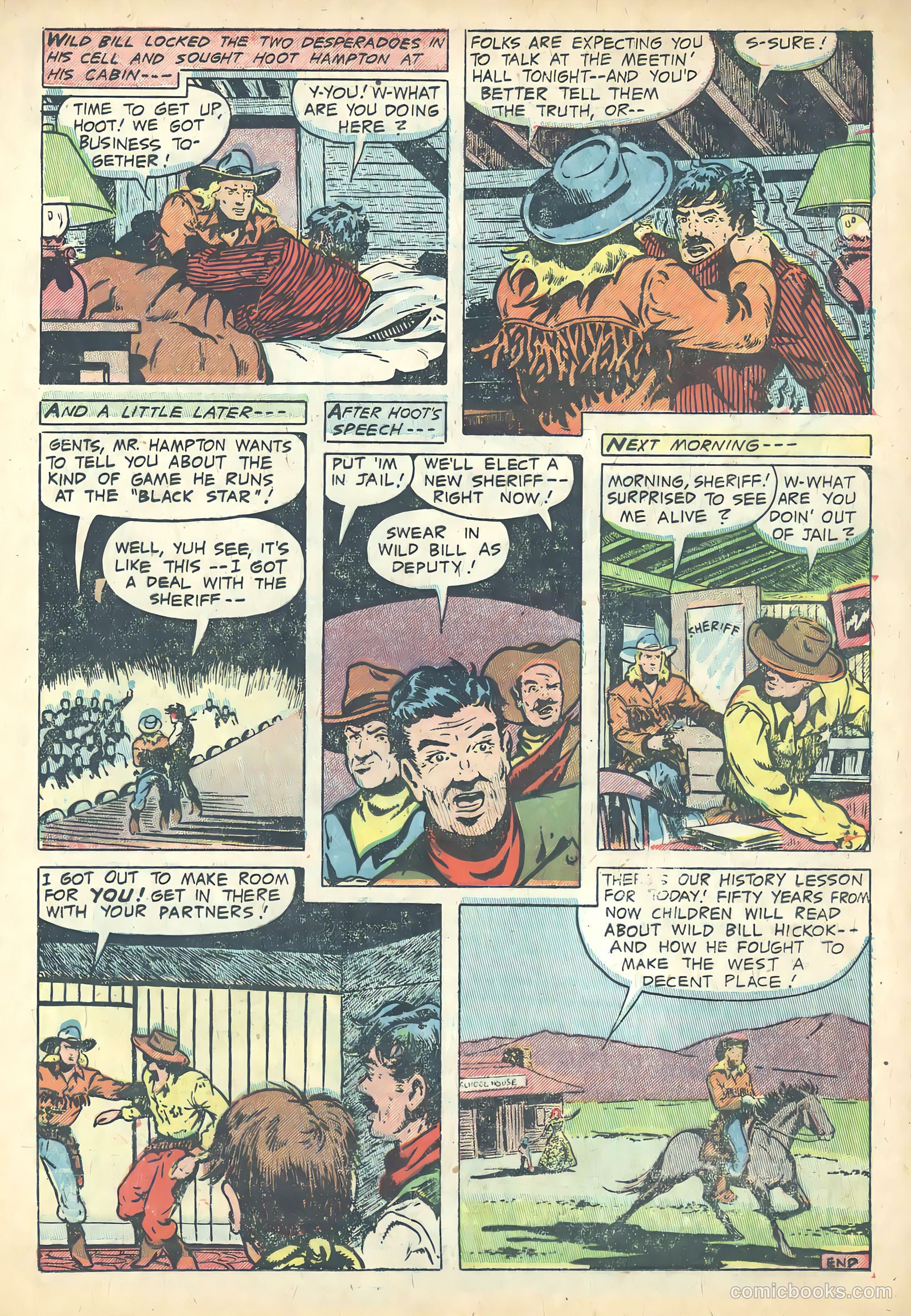 Wild Bill Hickok #25 (1955) — page 17 of 36