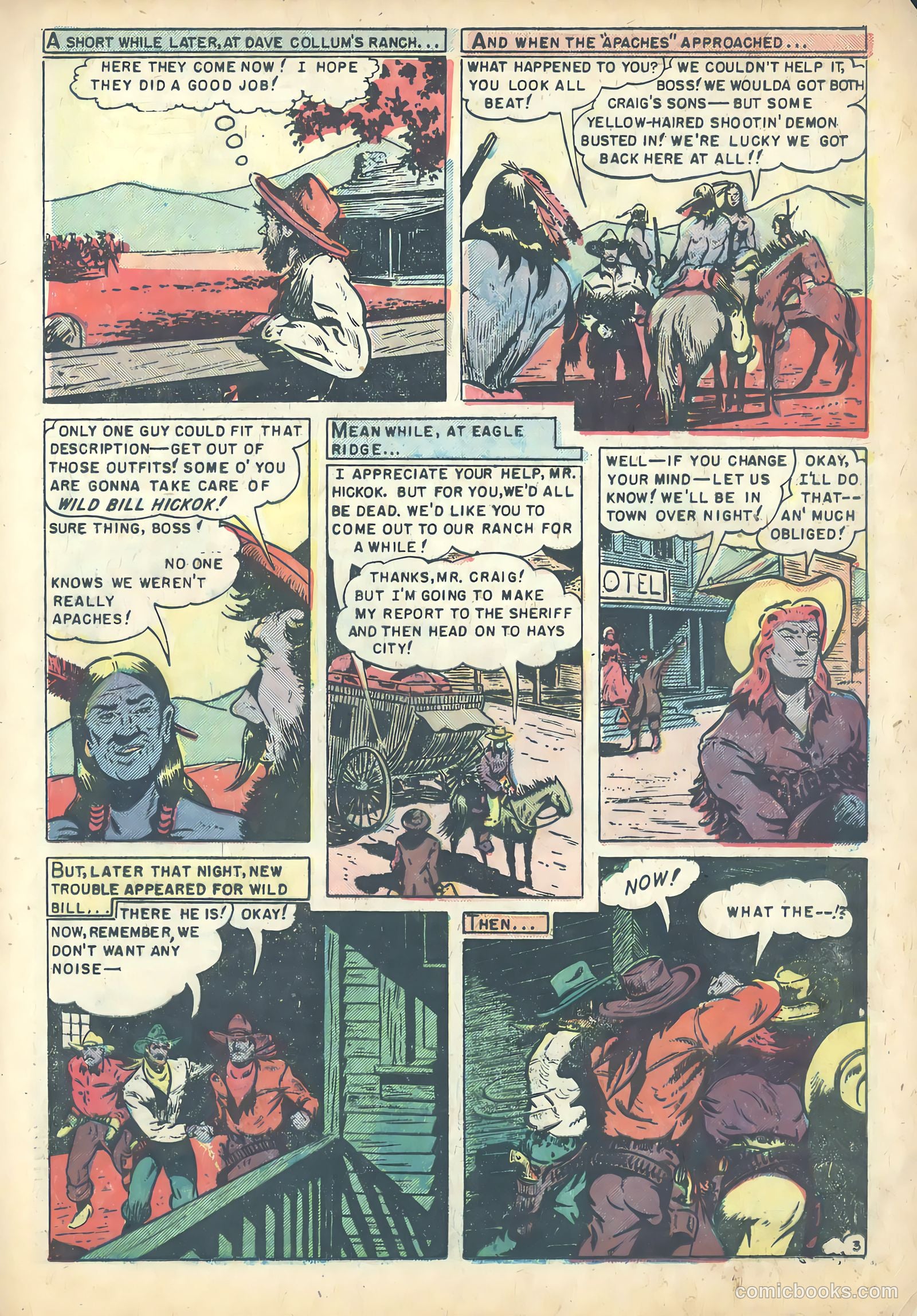 Wild Bill Hickok #25 (1955) — page 21 of 36