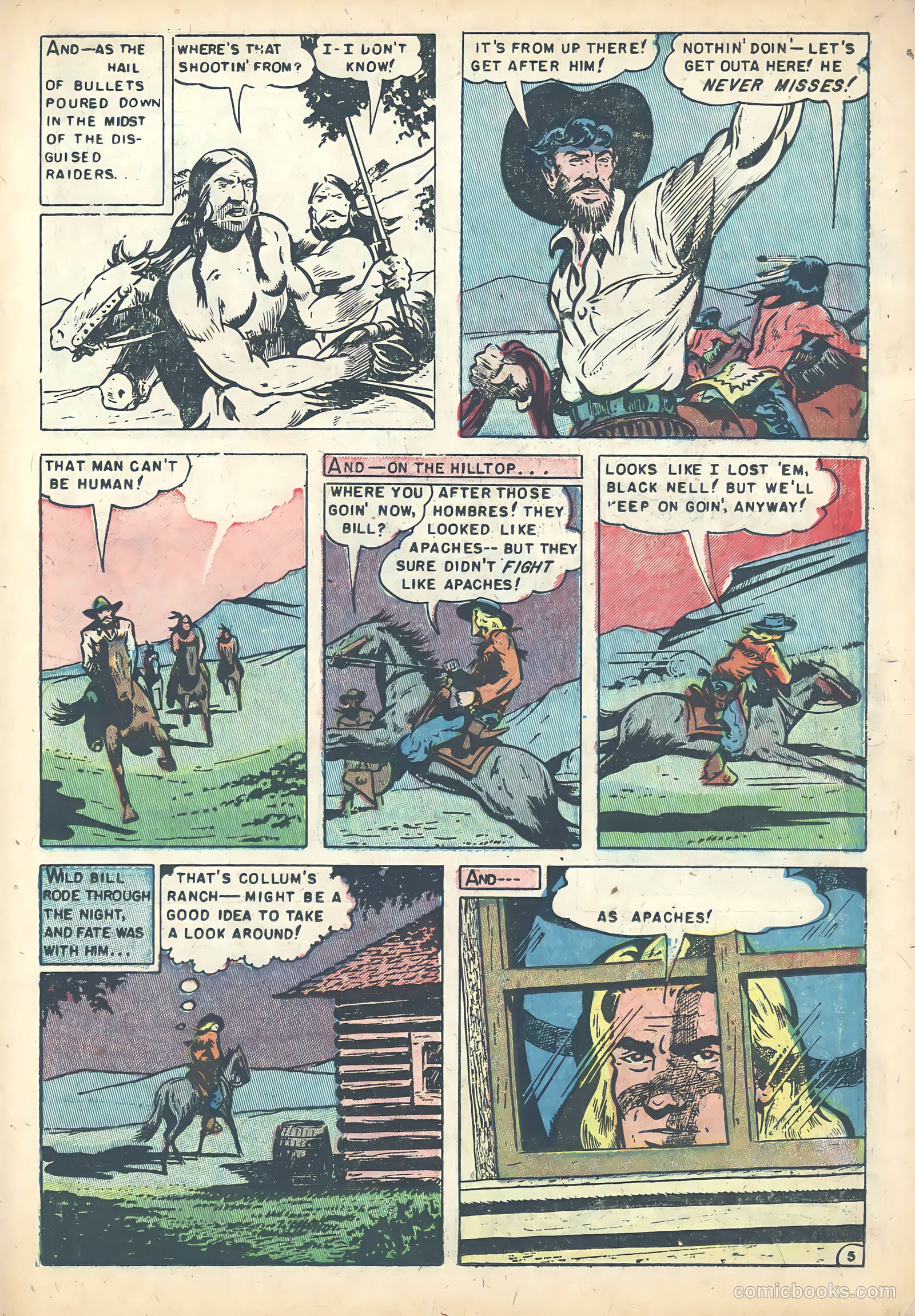 Wild Bill Hickok #25 (1955) — page 23 of 36