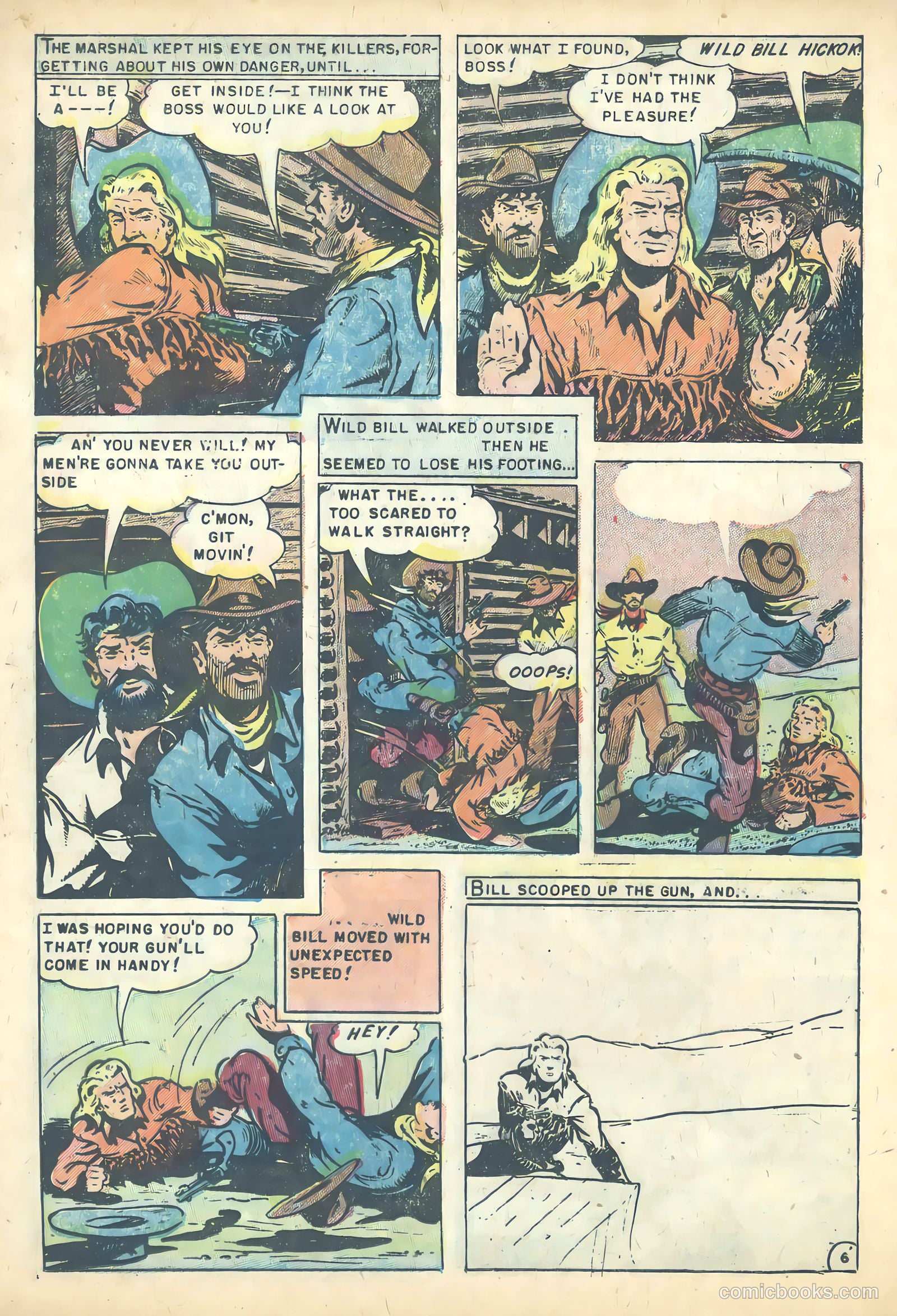 Wild Bill Hickok #25 (1955) — page 24 of 36