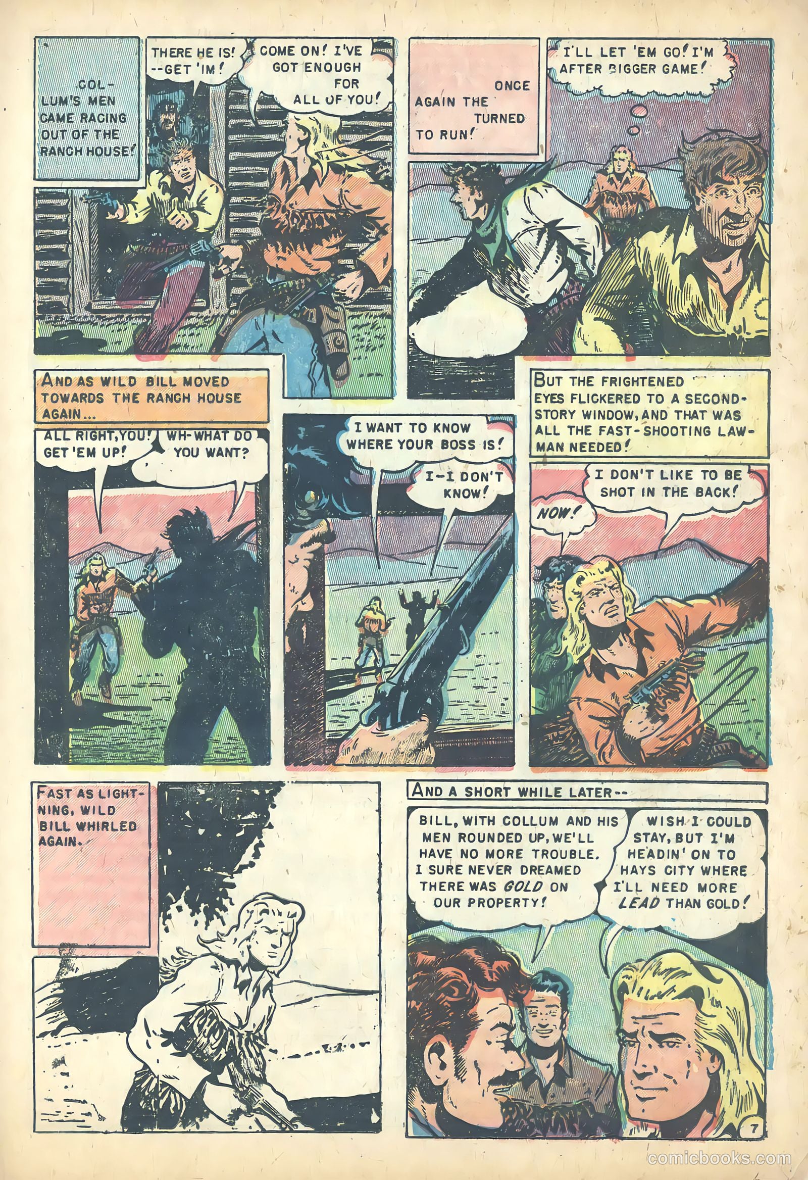 Wild Bill Hickok #25 (1955) — page 25 of 36