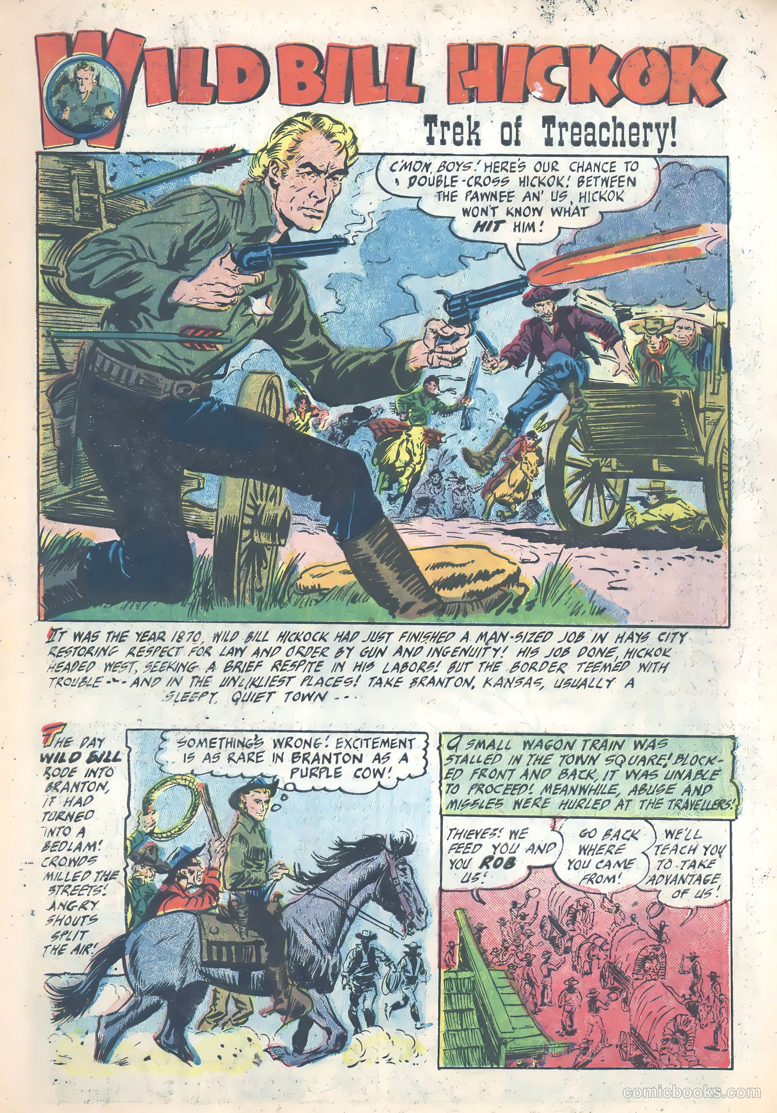 Wild Bill Hickok #26 (1956) — page 3 of 36