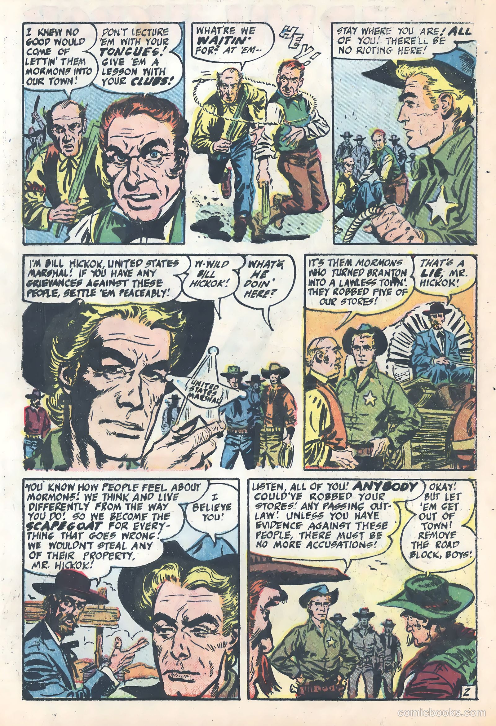Wild Bill Hickok #26 (1956) — page 4 of 36