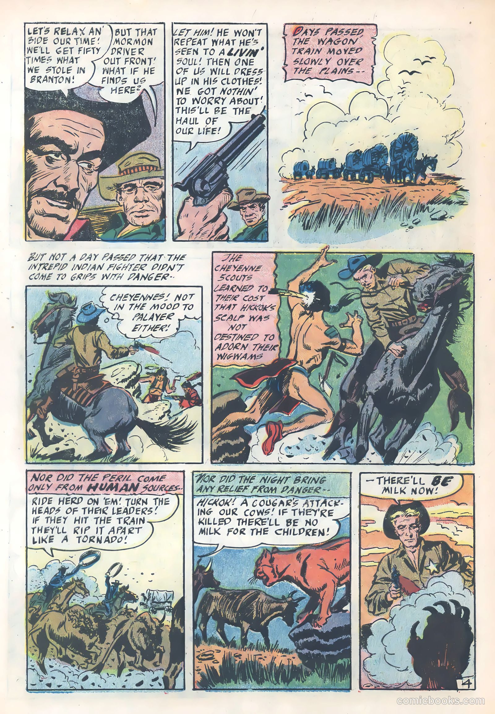 Wild Bill Hickok #26 (1956) — page 6 of 36