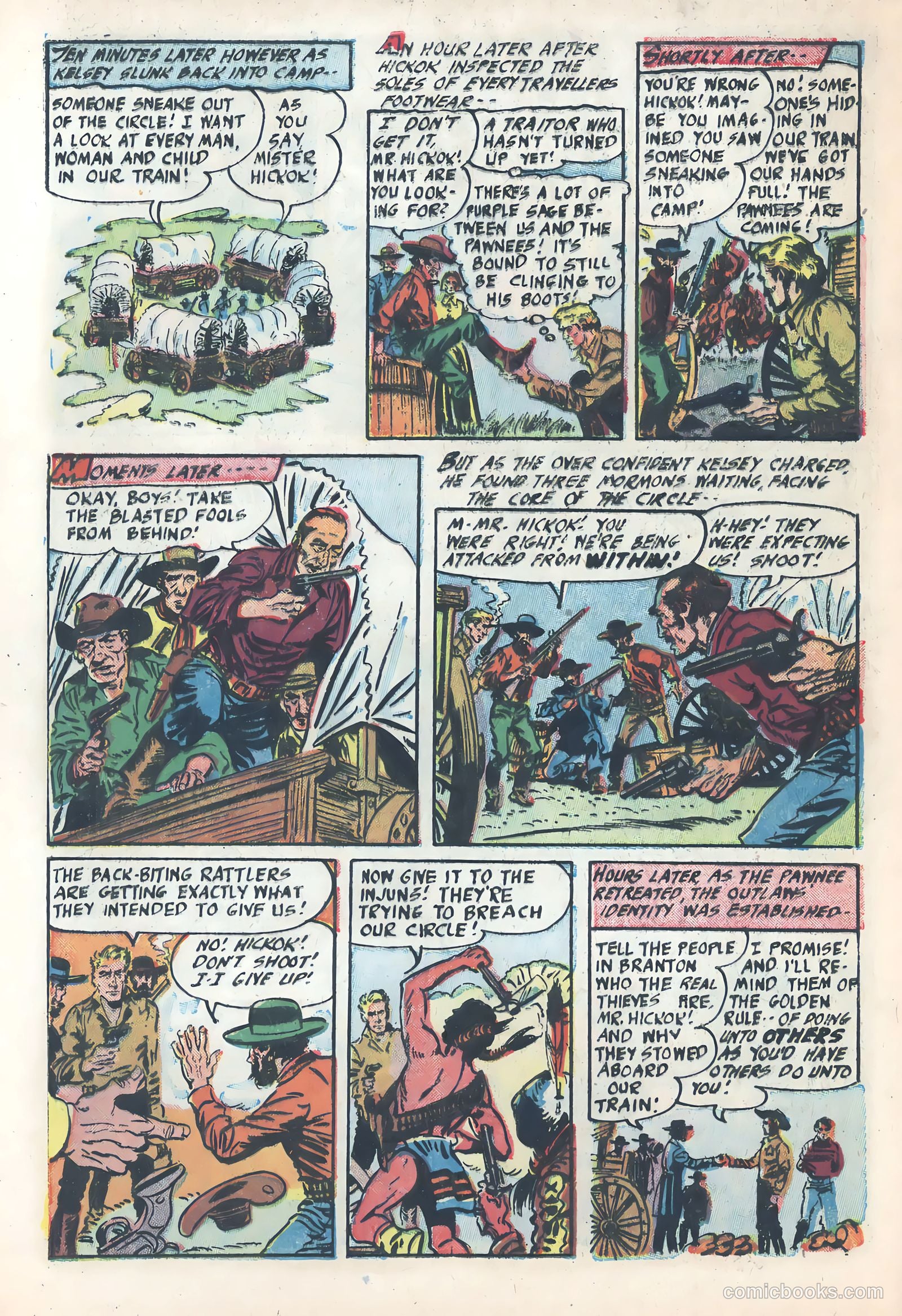 Wild Bill Hickok #26 (1956) — page 8 of 36
