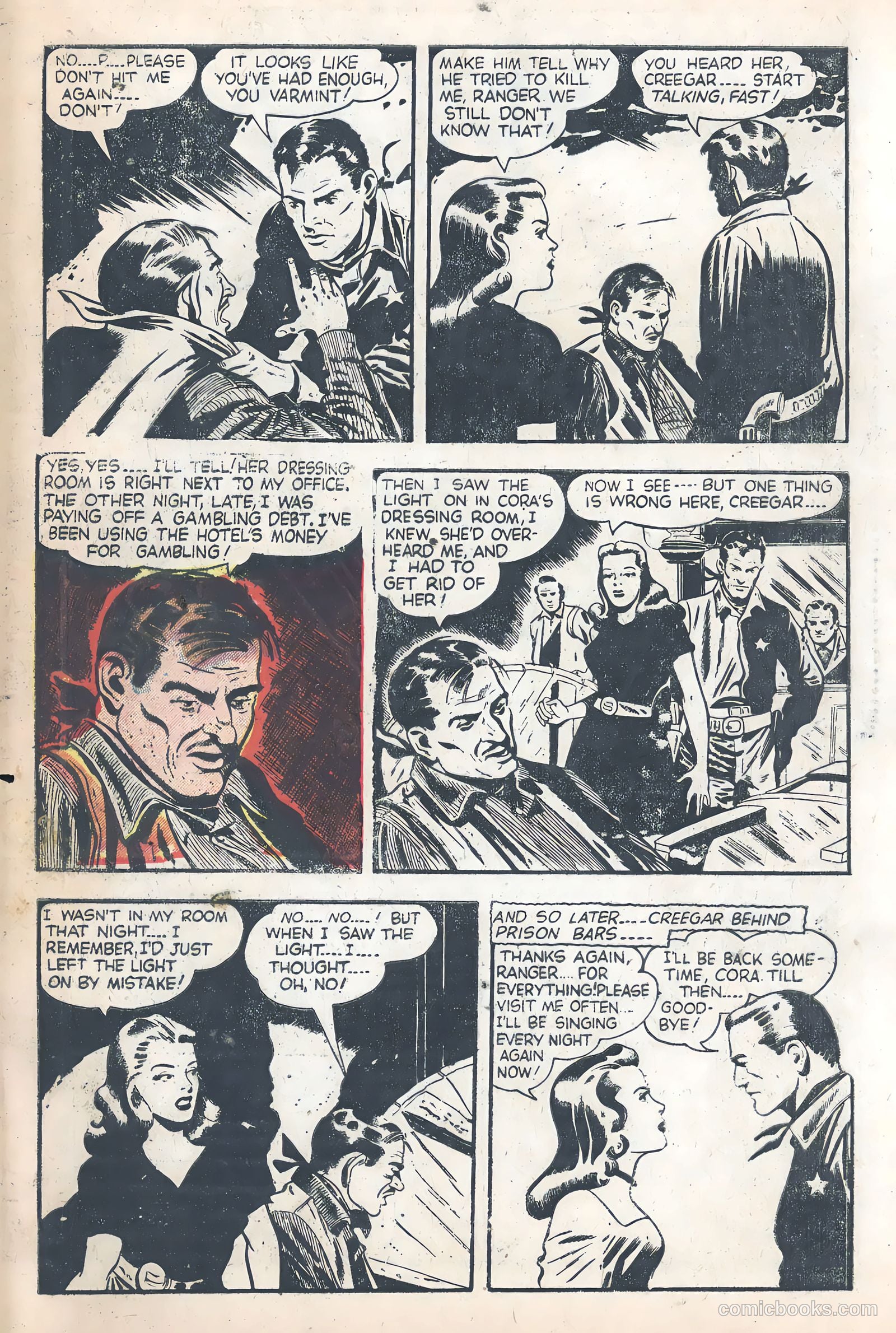 Wild Bill Hickok #26 (1956) — page 33 of 36