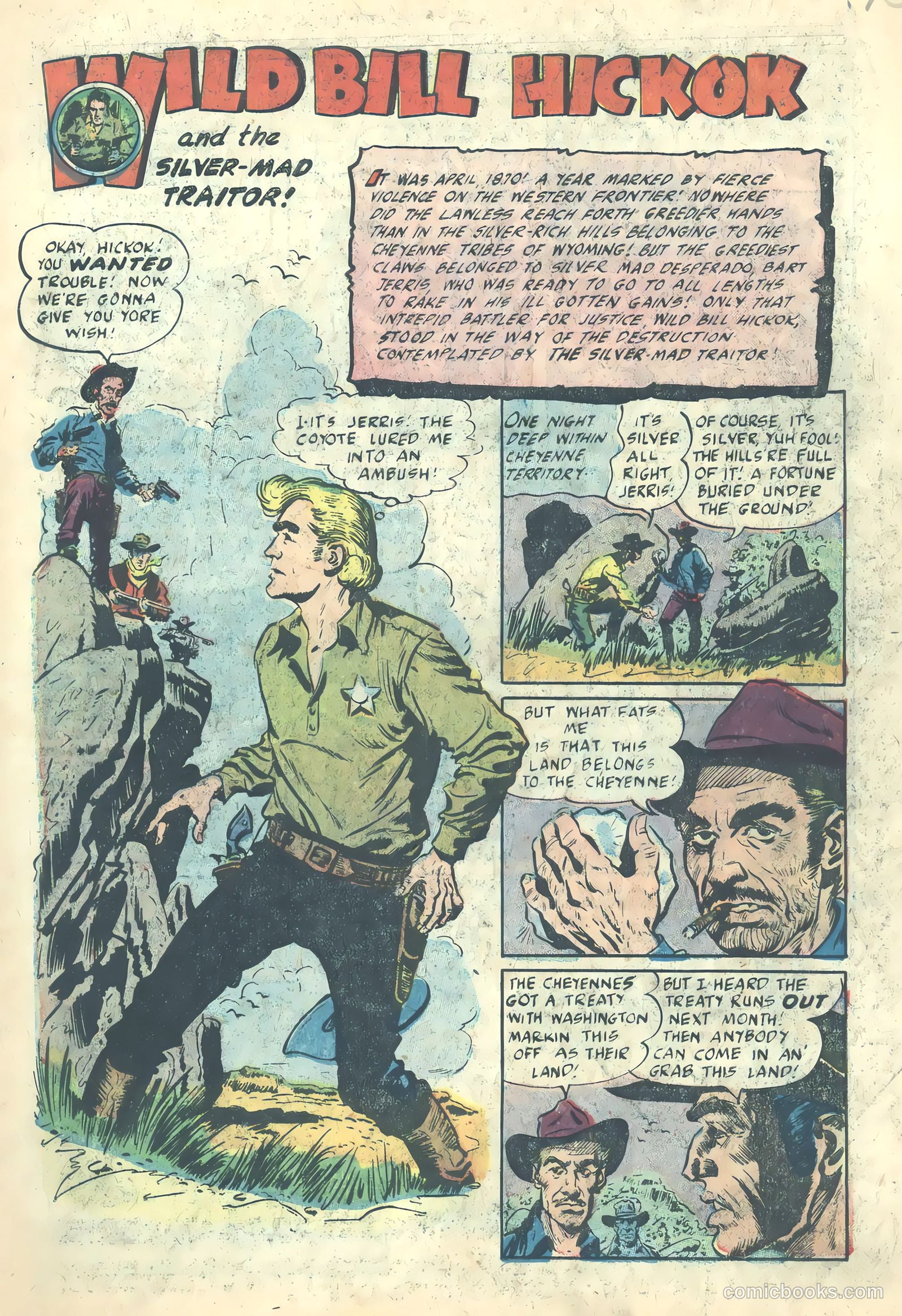 Wild Bill Hickok #27 (1956) — page 3 of 36