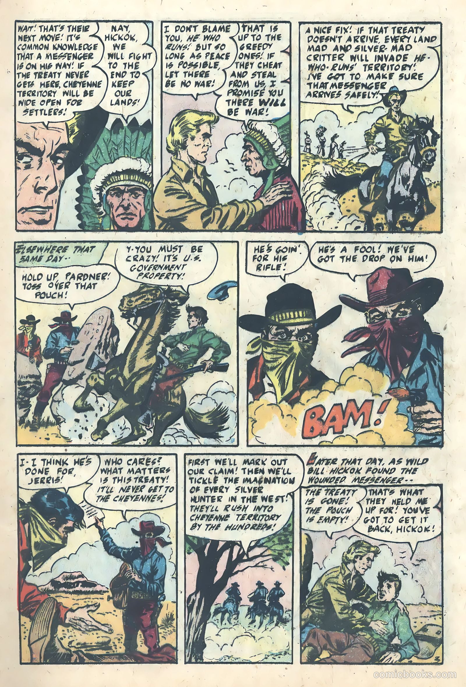Wild Bill Hickok #27 (1956) — page 5 of 36