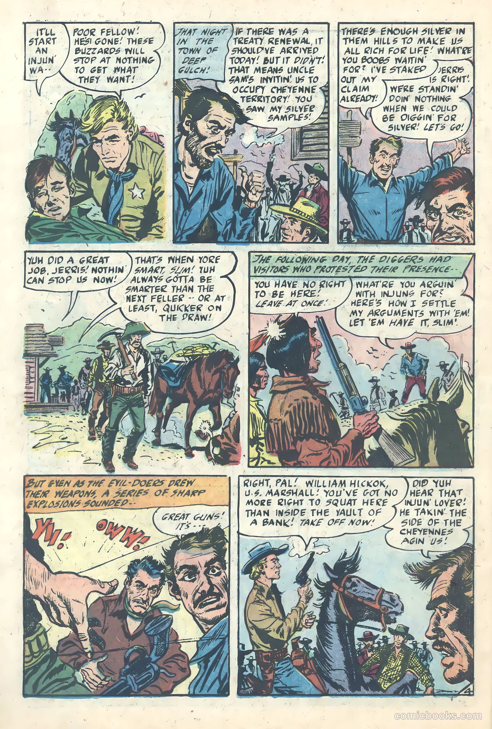 Wild Bill Hickok #27 (1956) — page 6 of 36