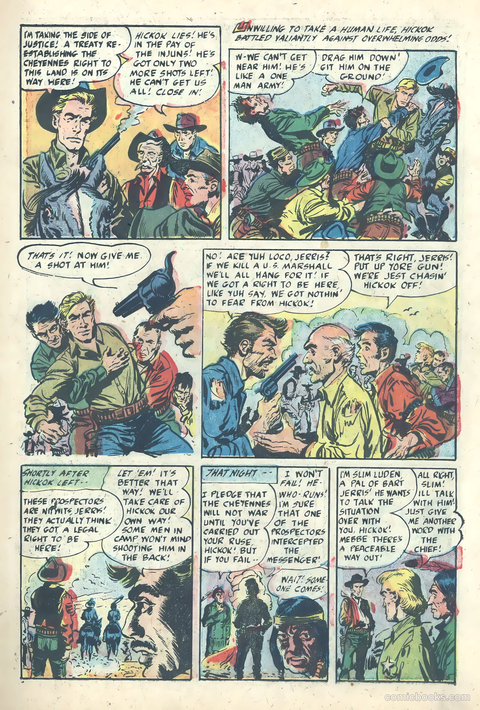 Wild Bill Hickok #27 (1956) — page 7 of 36
