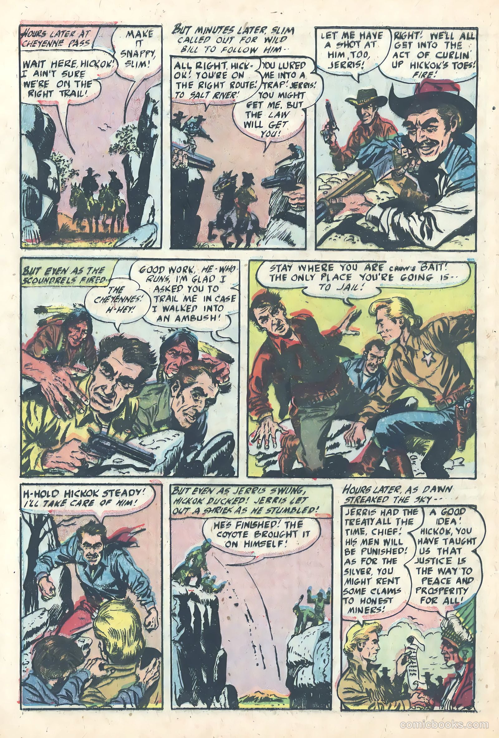 Wild Bill Hickok #27 (1956) — page 8 of 36