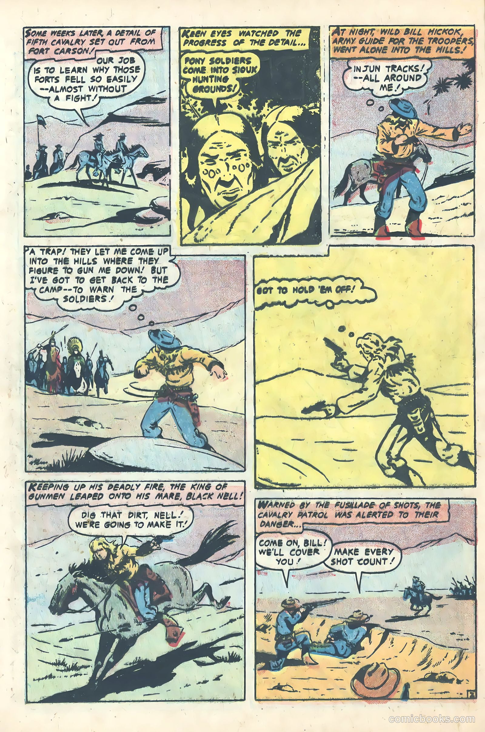 Wild Bill Hickok #27 (1956) — page 12 of 36