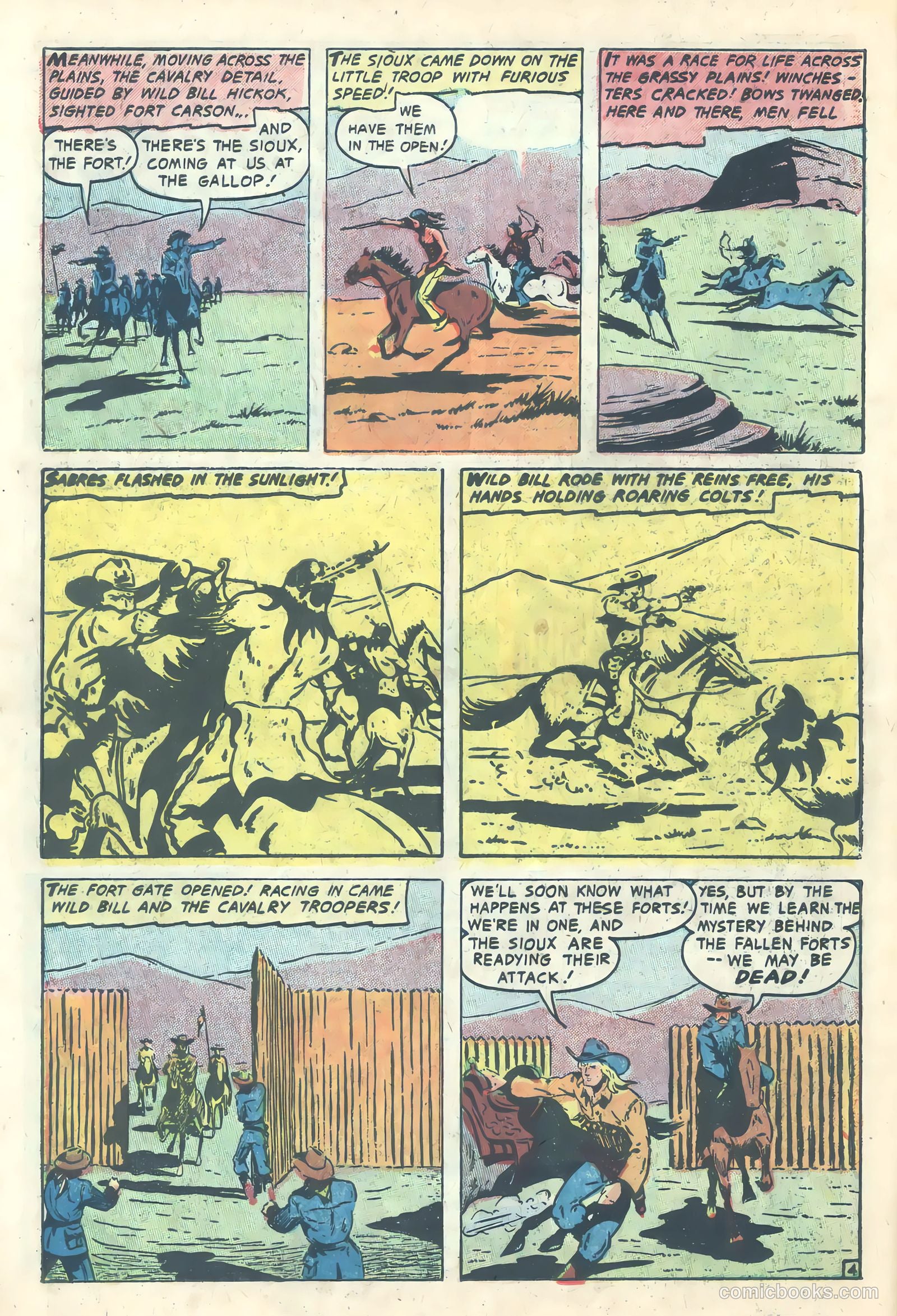 Wild Bill Hickok #27 (1956) — page 14 of 36