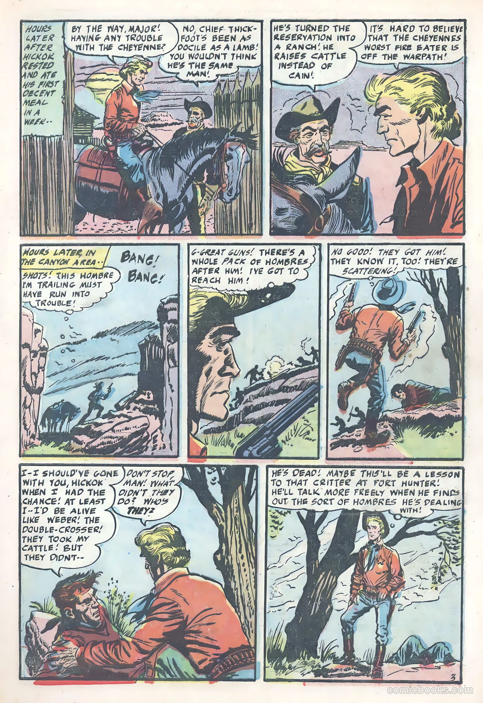Wild Bill Hickok #28 (1956) — page 5 of 37
