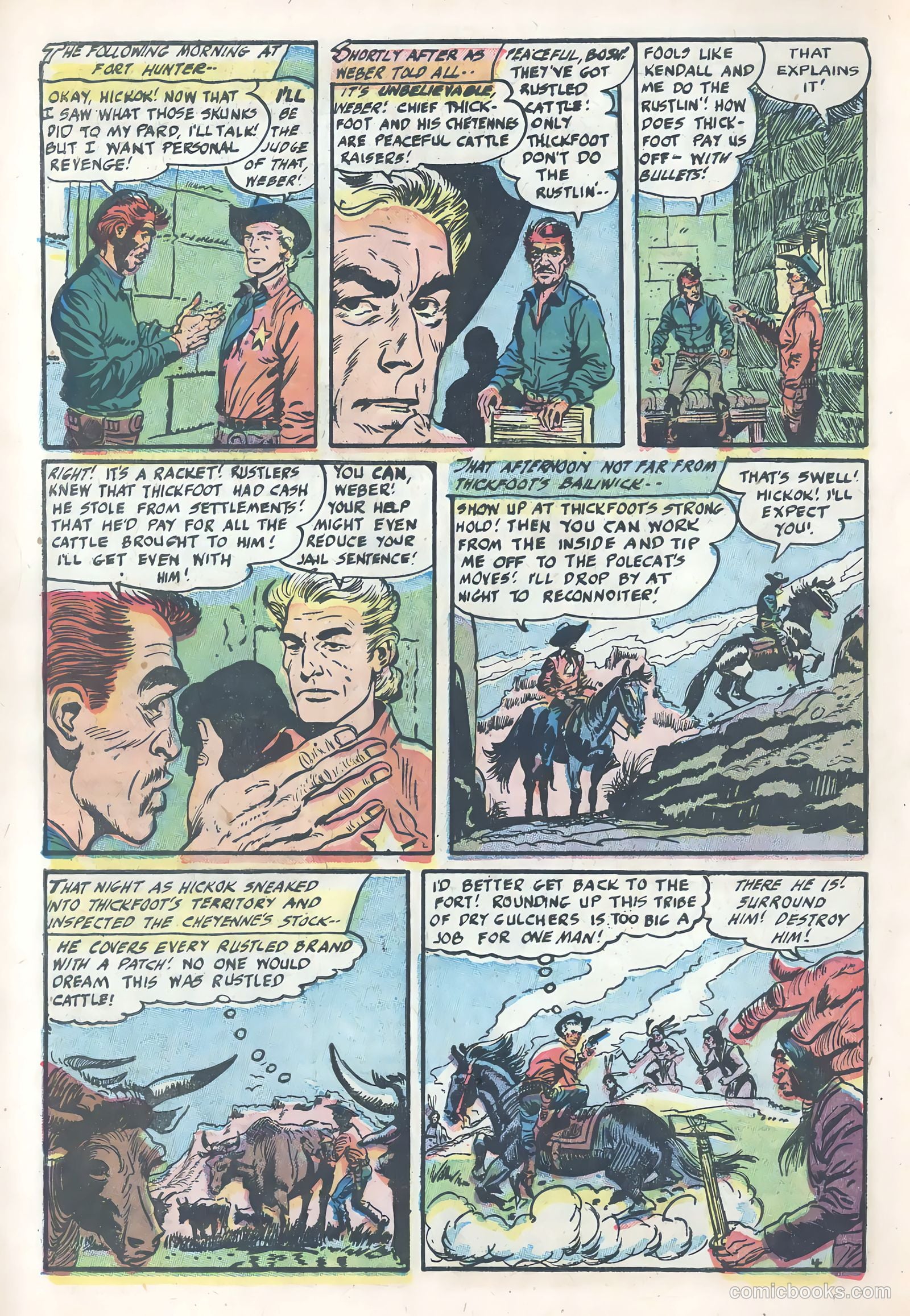Wild Bill Hickok #28 (1956) — page 6 of 37