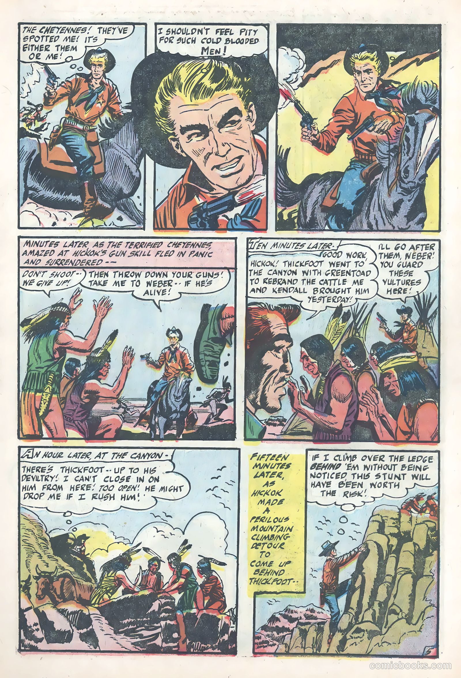Wild Bill Hickok #28 (1956) — page 7 of 37