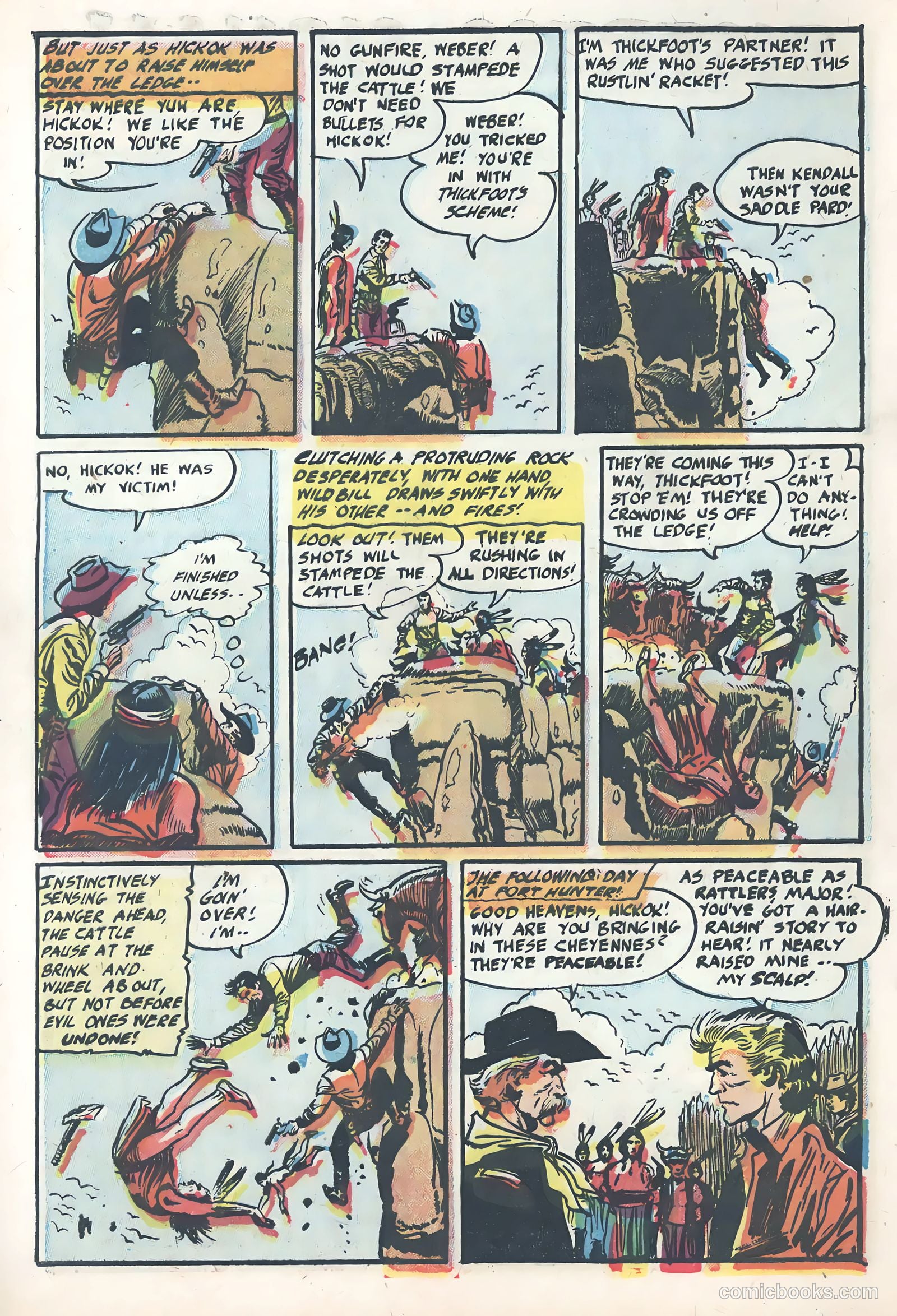 Wild Bill Hickok #28 (1956) — page 8 of 37