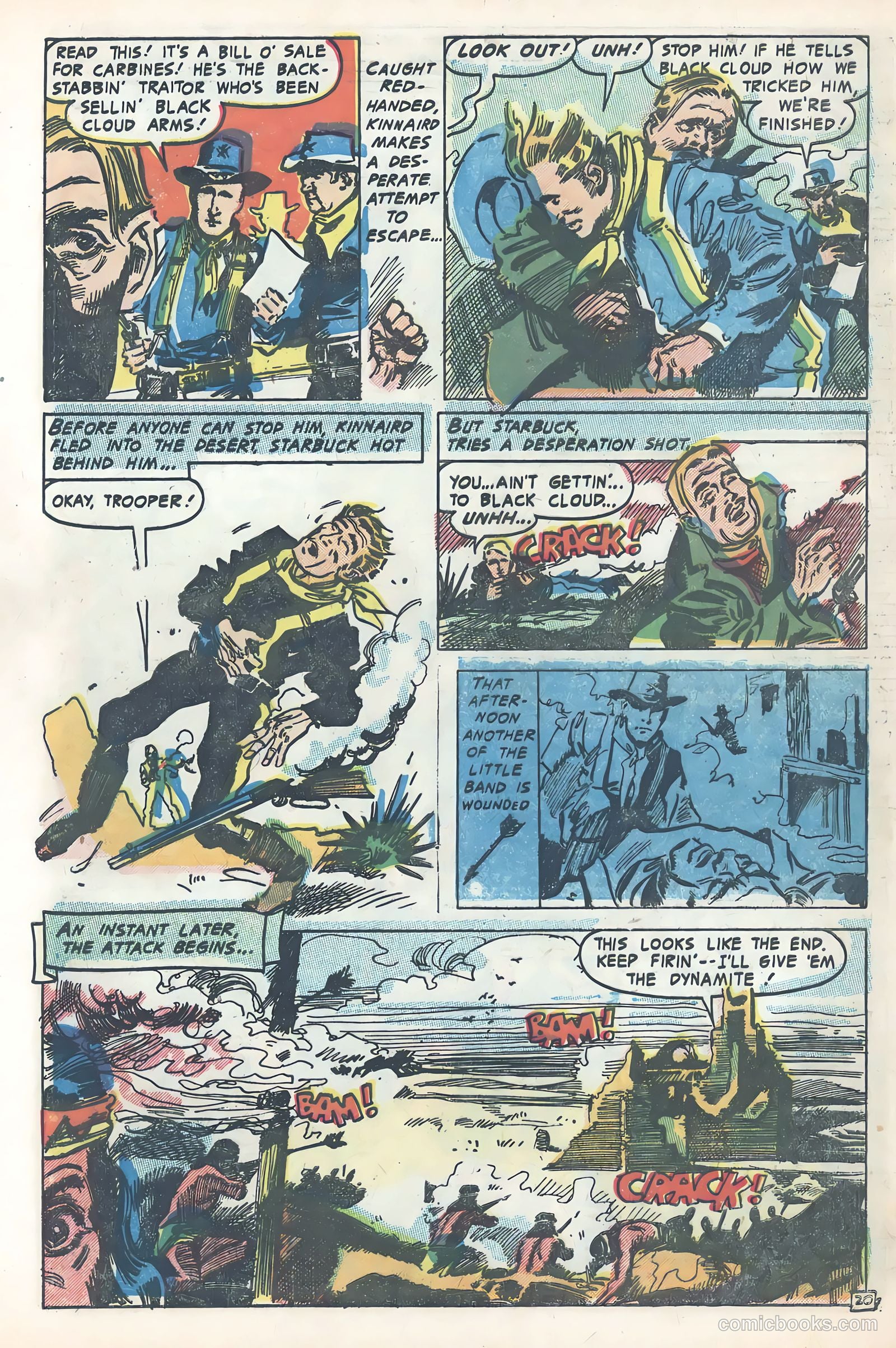 Wild Bill Hickok #28 (1956) — page 32 of 37