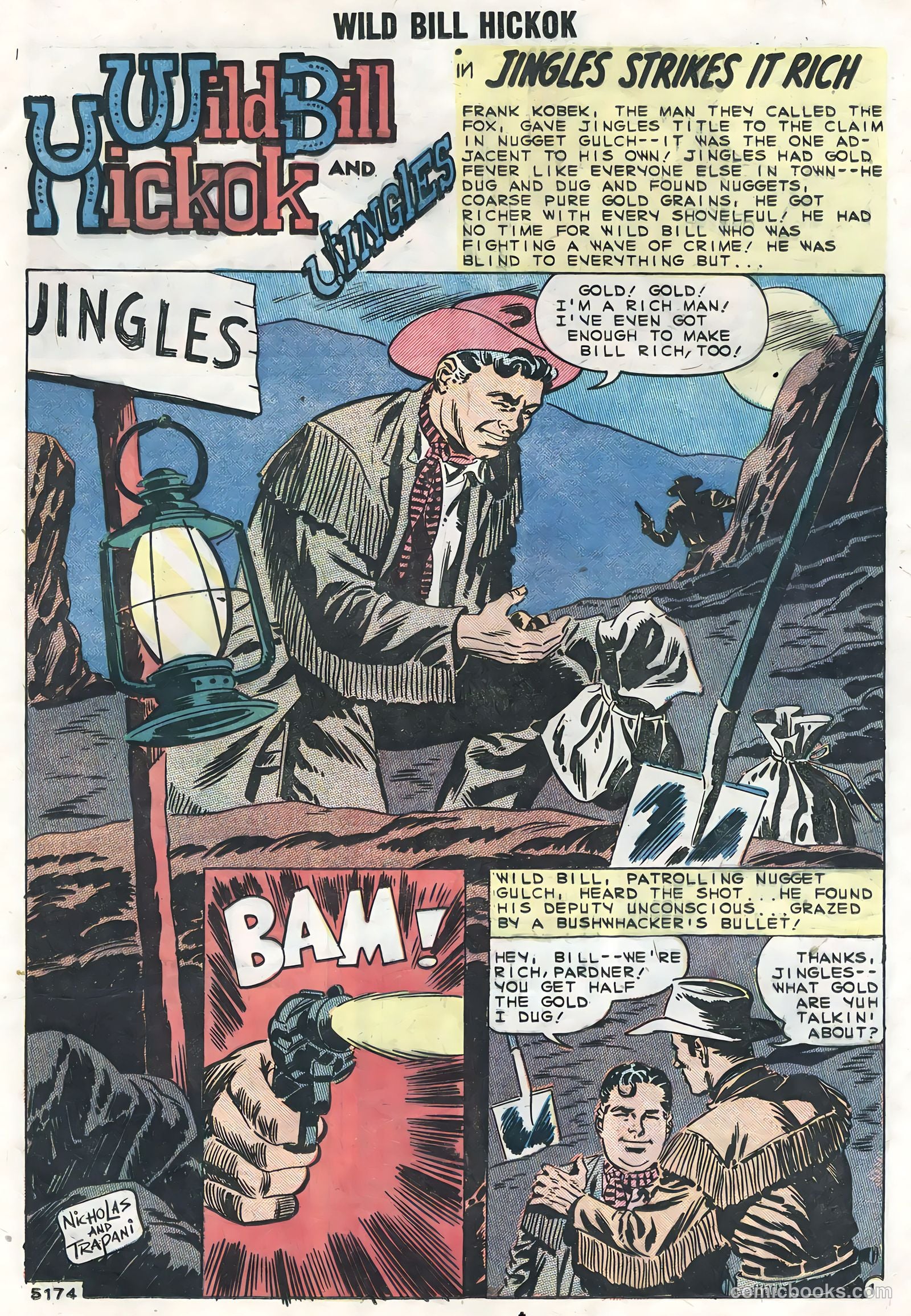 Wild Bill Hickok #3 (1959) — page 25 of 36