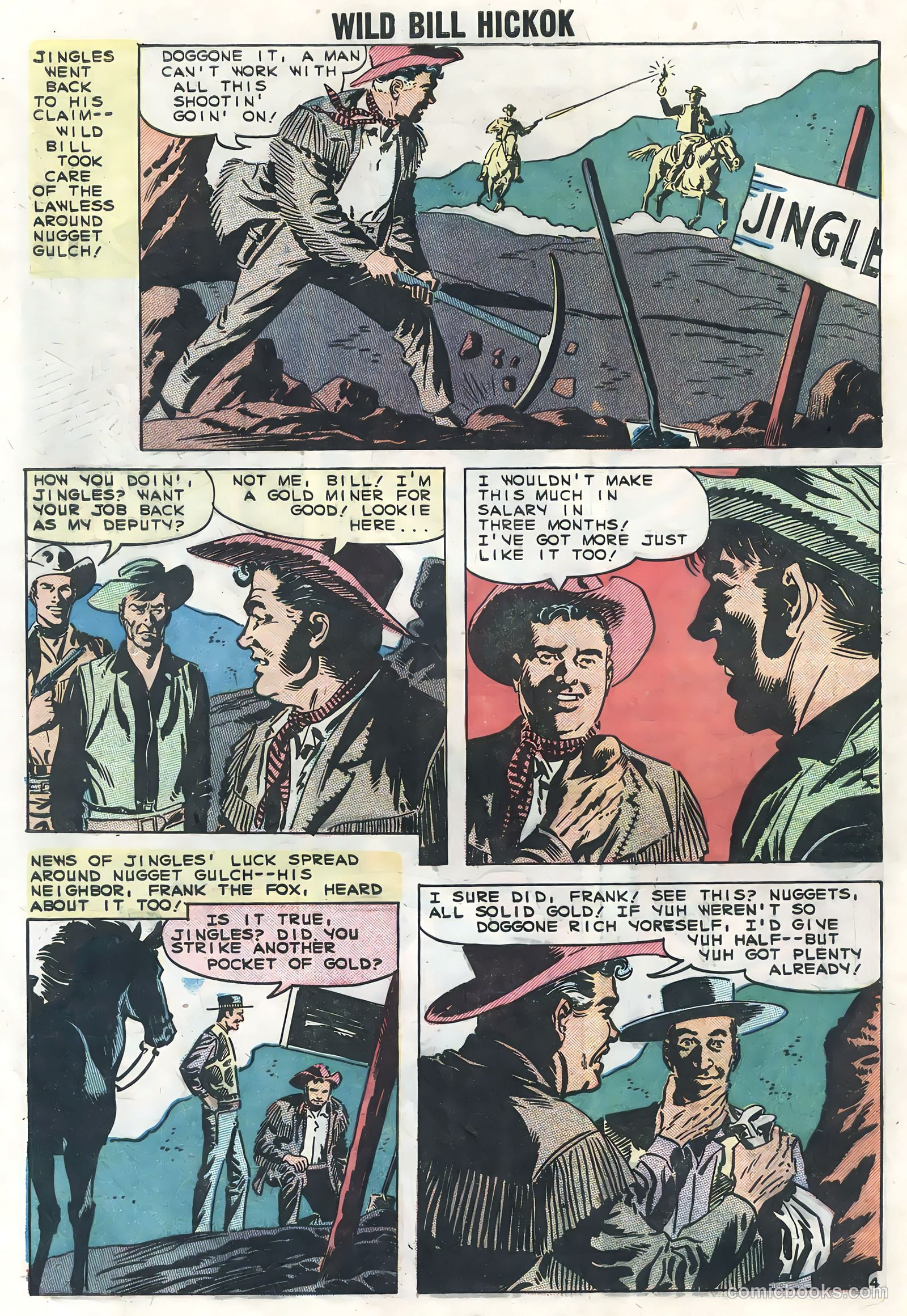 Wild Bill Hickok #3 (1959) — page 28 of 36