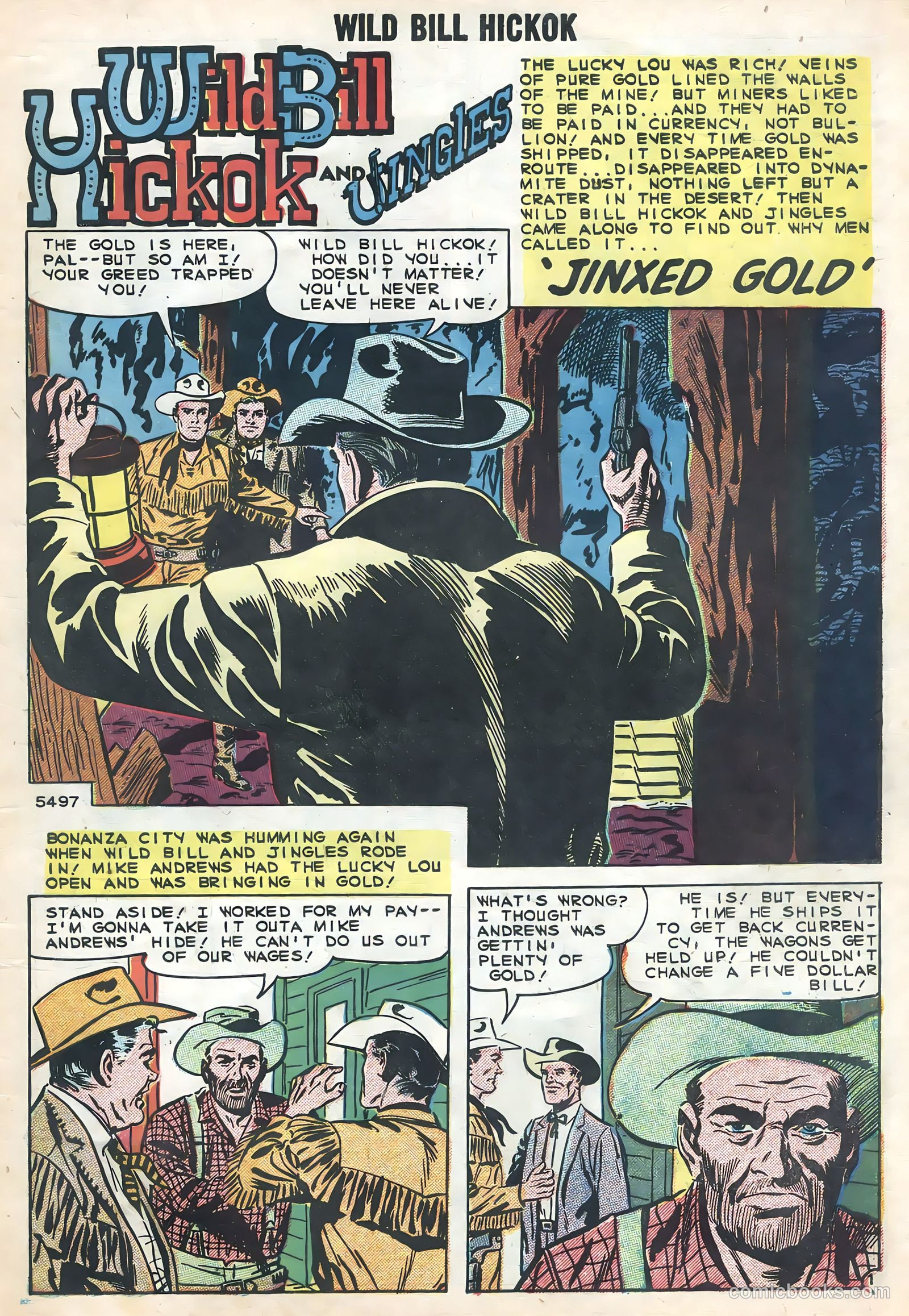 Wild Bill Hickok #4 (1959) — page 3 of 36