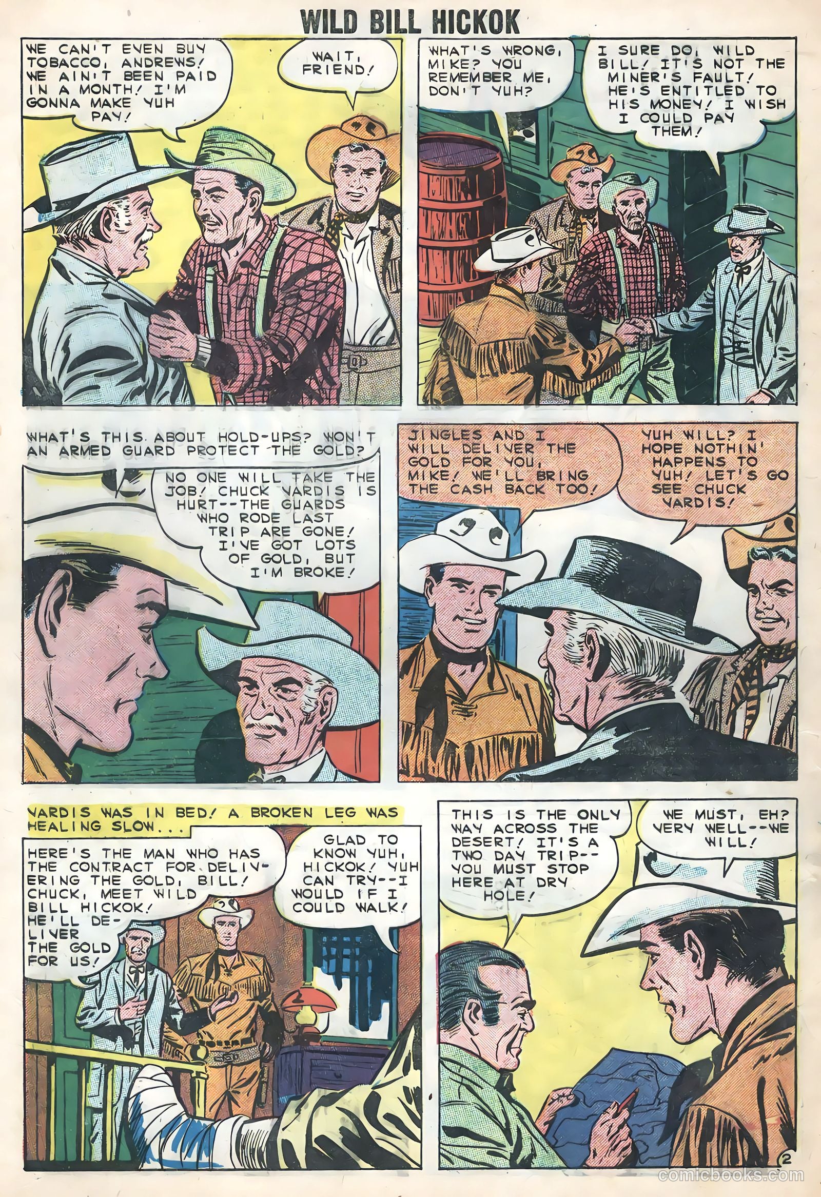 Wild Bill Hickok #4 (1959) — page 4 of 36