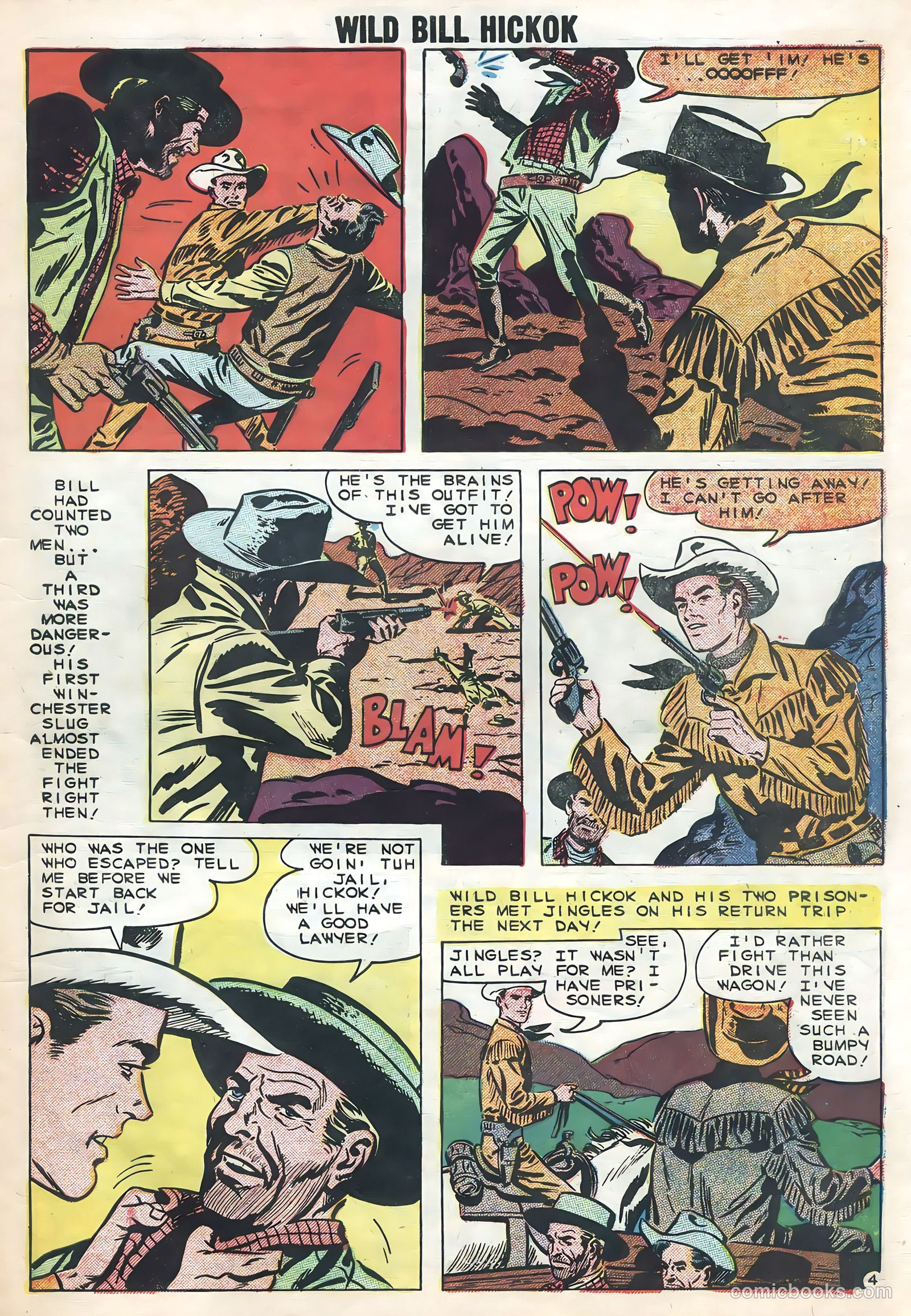 Wild Bill Hickok #4 (1959) — page 7 of 36