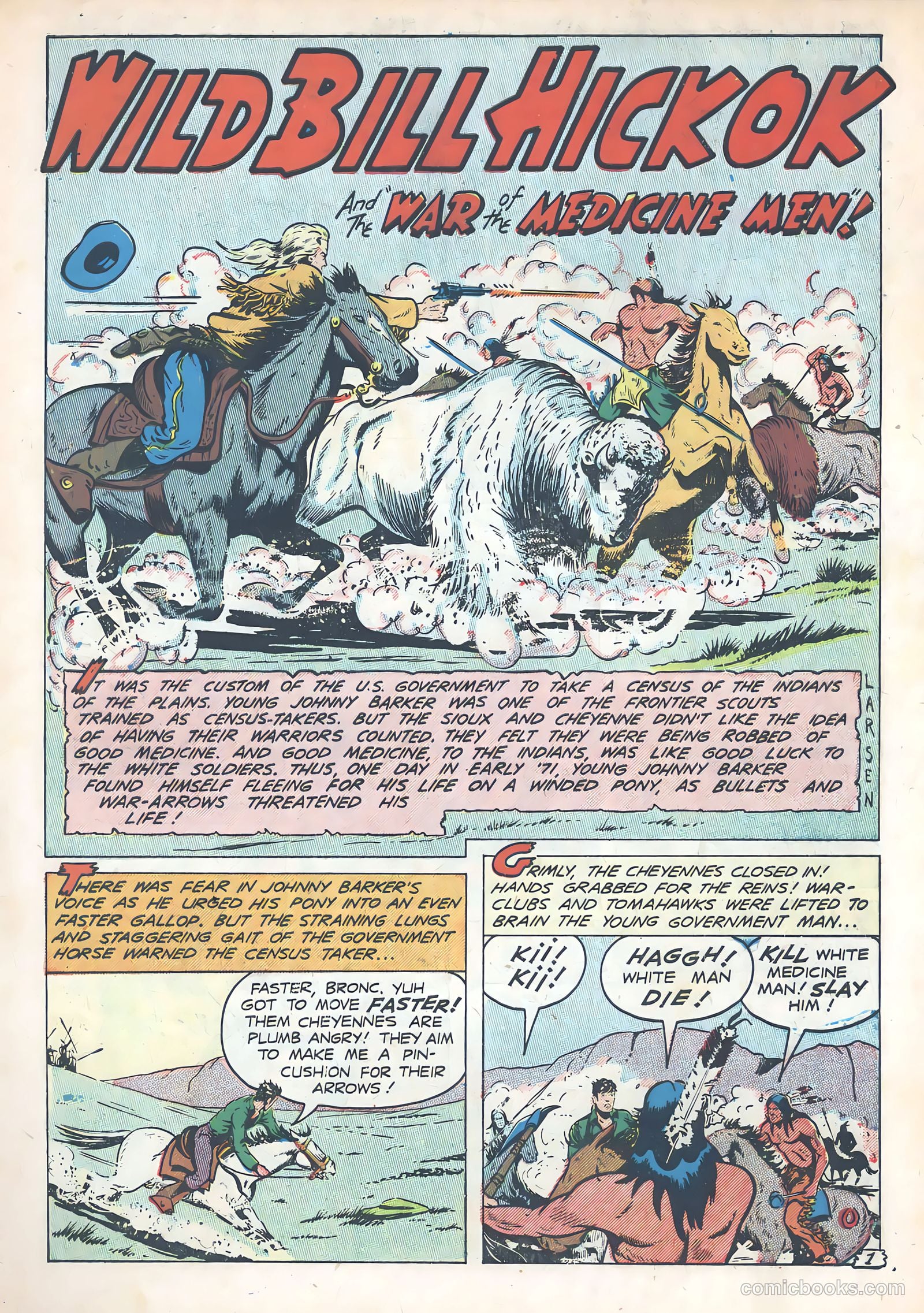 Wild Bill Hickok #4 (1950) — page 3 of 37