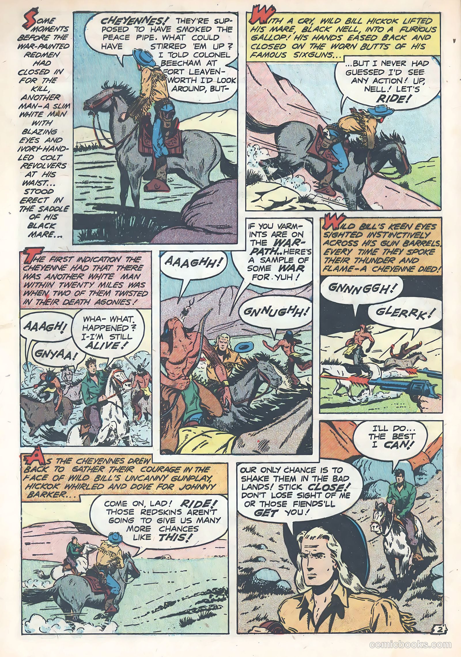 Wild Bill Hickok #4 (1950) — page 4 of 37