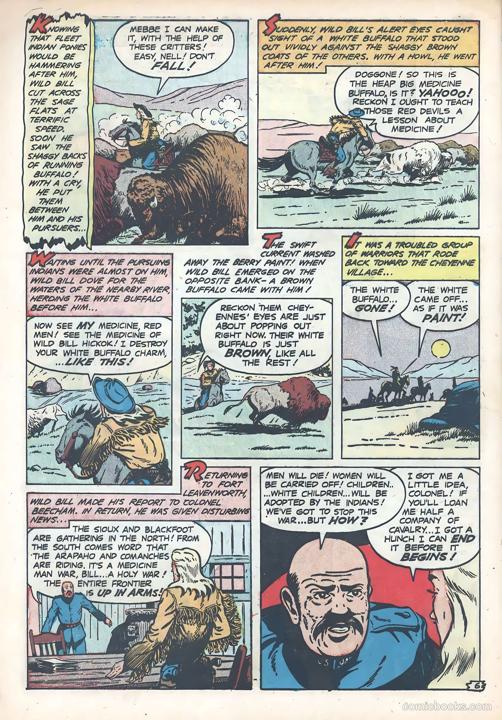 Wild Bill Hickok #4 (1950) — page 8 of 37